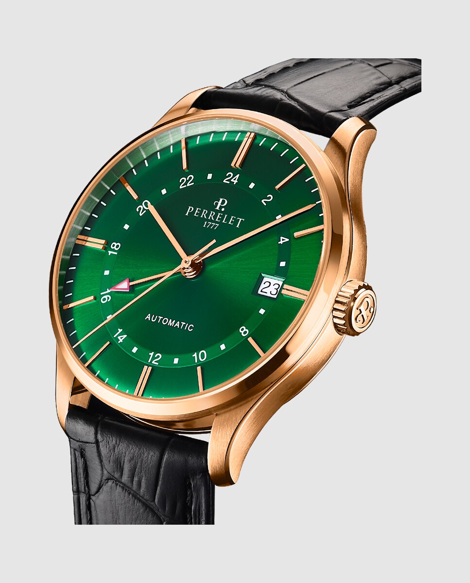 Reloj de hombre A1305/3 Weekend de piel negro Negro-2