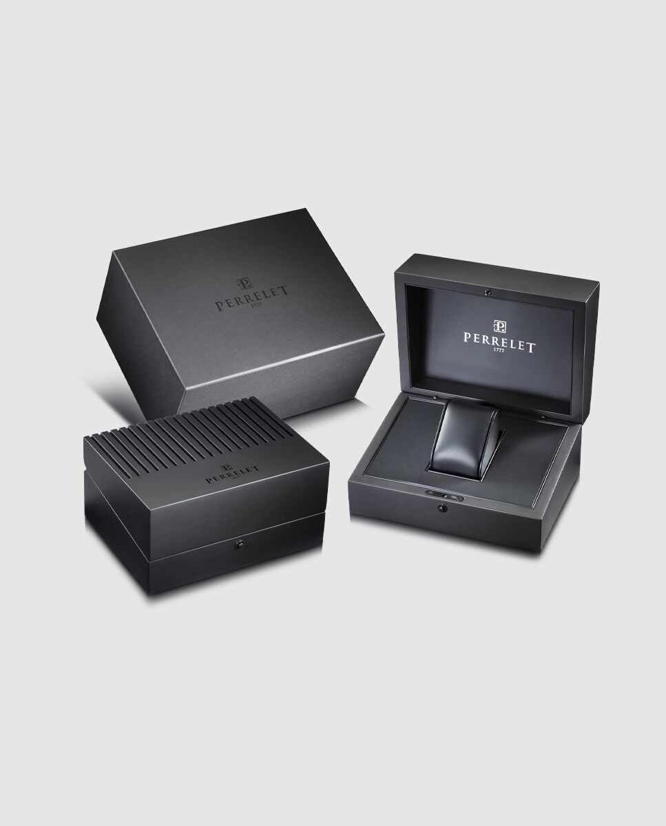 Reloj de hombre A1305/3 Weekend de piel negro Negro-5