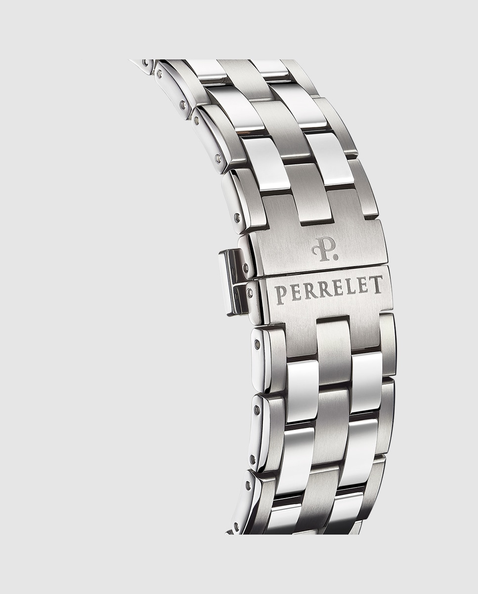 Reloj de hombre A4066/2 Turbine Titanium de acero plateado Plata-6