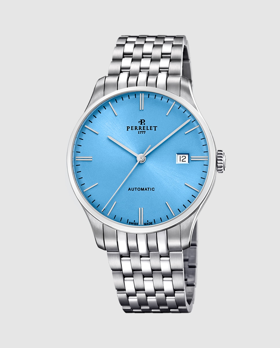 Reloj de hombre A1300 B Weekend Ice Blue de acero plateado