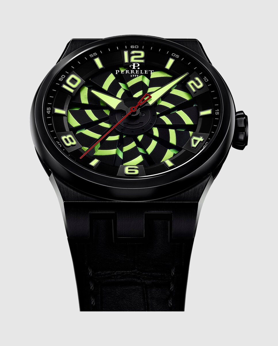 Reloj de hombre a4063/c limited editions de caucho - Perrelet - Negro Negro-5
