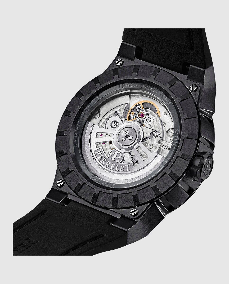 Reloj de hombre a4063/c limited editions de caucho - Perrelet - Negro Negro-6
