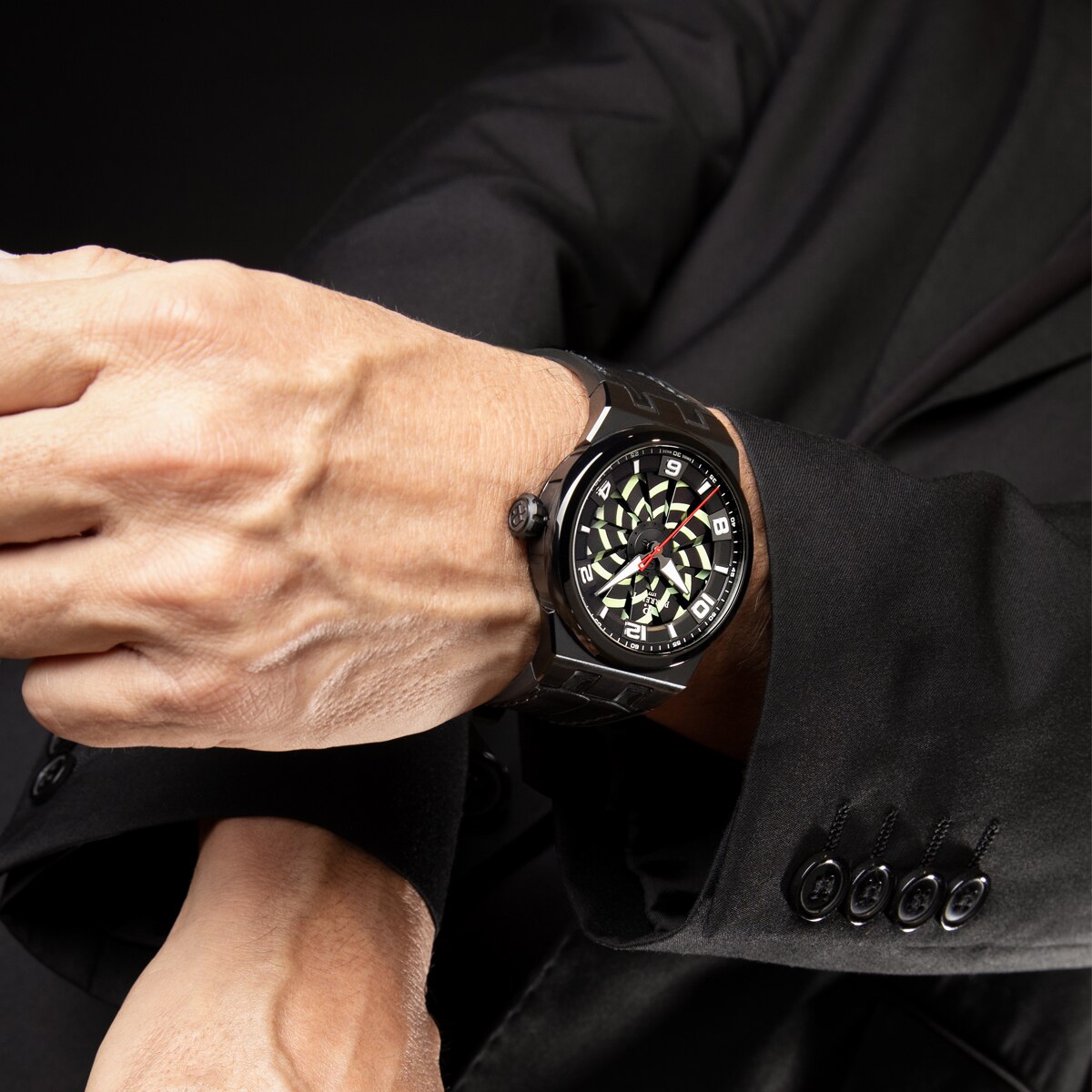Reloj de hombre a4063/c limited editions de caucho - Perrelet - Negro Negro-7
