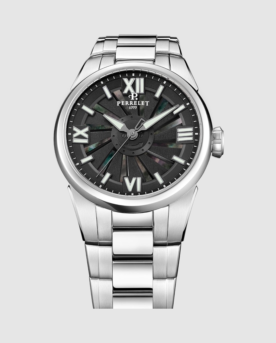 Reloj de mujer a4069/6 turbine de acero - Perrelet - Plata Plata-2