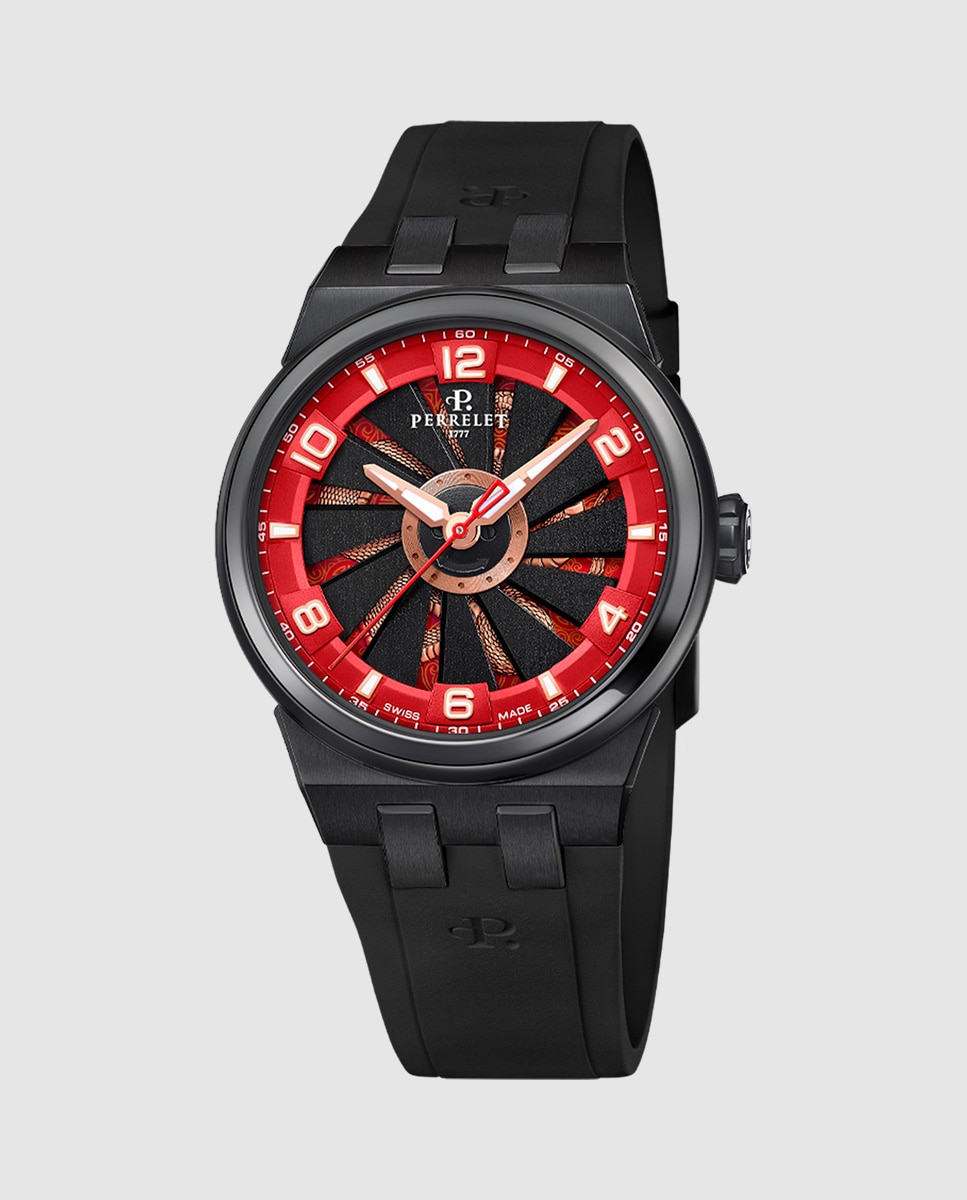 Reloj de hombre a4067/s4 limited editions de caucho - Perrelet - Negro Negro-1
