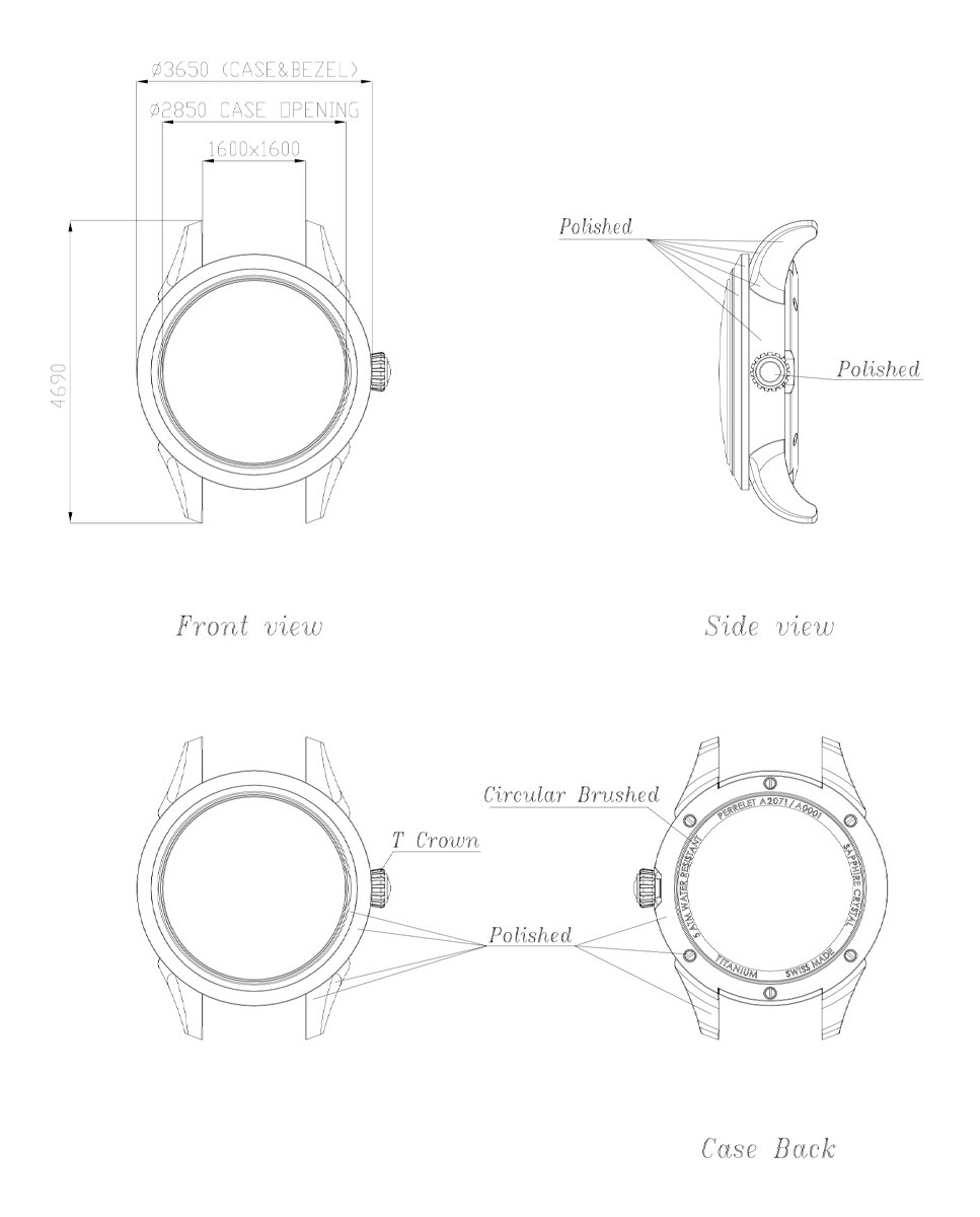 Reloj de mujer a2071/a eleonore de acero - Perrelet - Plata Plata-7