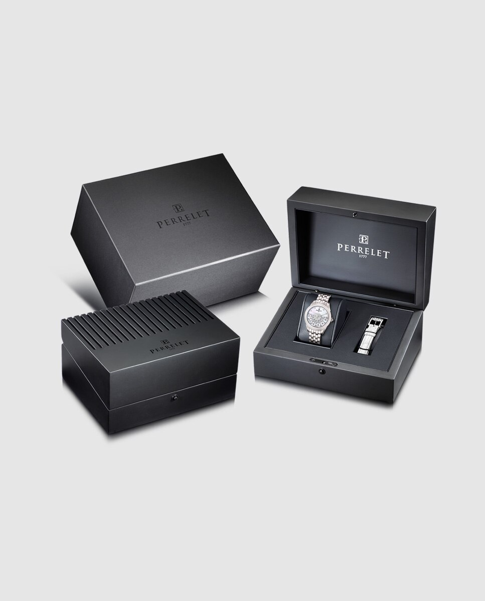 Reloj de mujer a2071/a eleonore de acero - Perrelet - Plata Plata-8