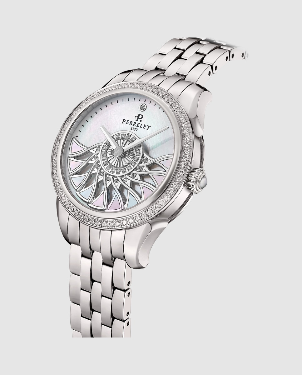 Reloj de mujer a2072/1 cleopatra de acero - Perrelet - Plata Plata-3
