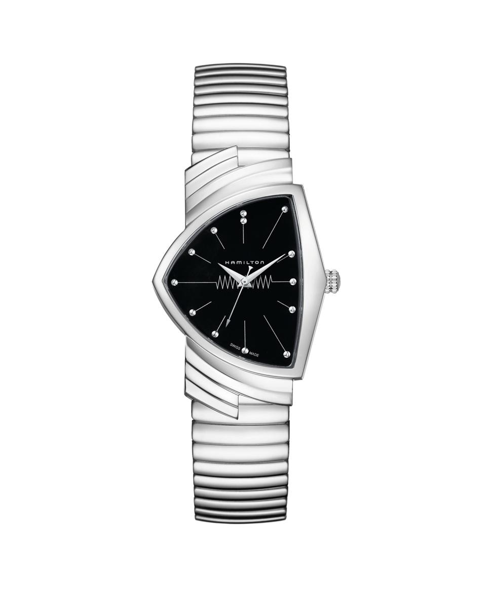 Imagen 0 de Reloj de hombre ventura l h24411232 de acero plateado Plata