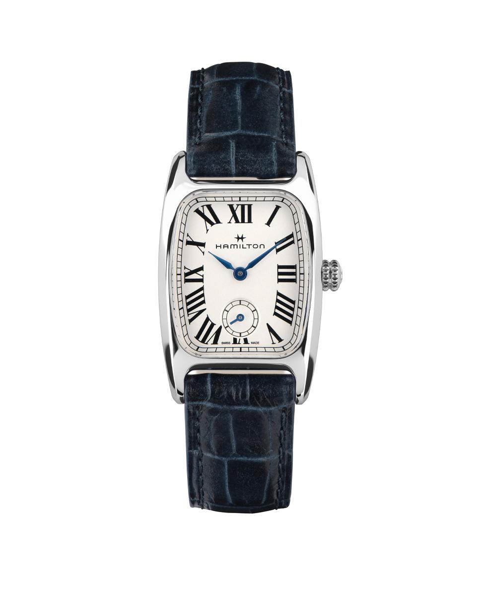 Imagen 0 de Reloj de mujer american classic boulton small second h13321611 con correa de piel Azul