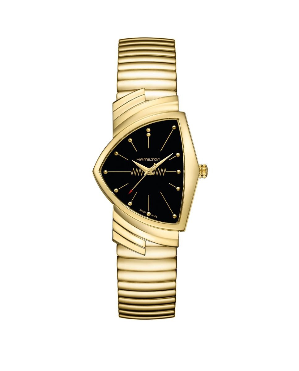 Imagen 0 de Reloj de hombre ventura l h24301131 de acero dorado Amarillo