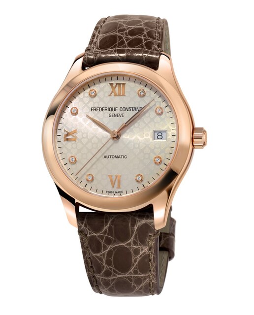 Imagen 0 de Reloj de mujer Ladies automatic esfera gris y caja oro rosa