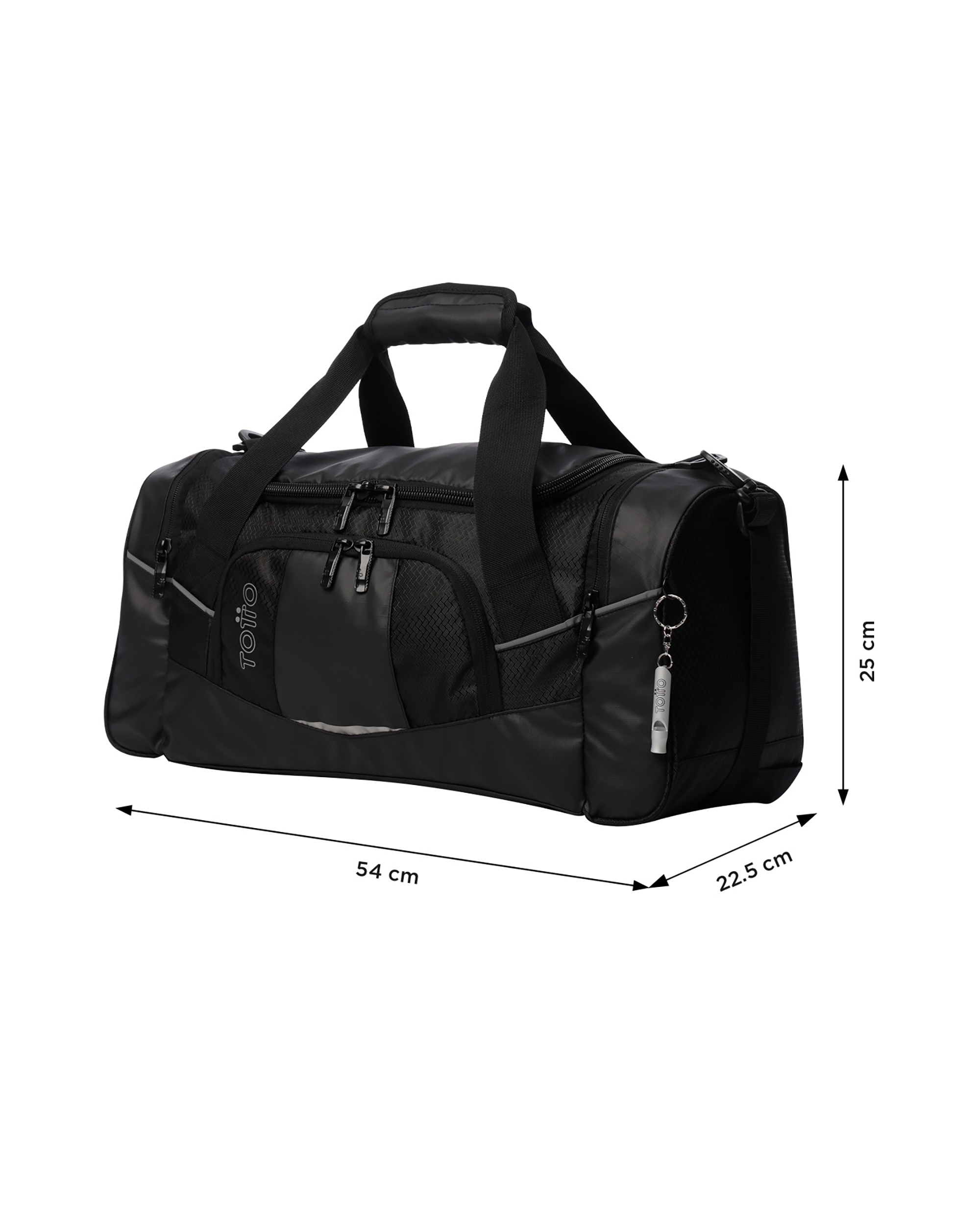 Bolsa grande Tek 20 con capacidad 30 L - Totto - Negro Negro-3