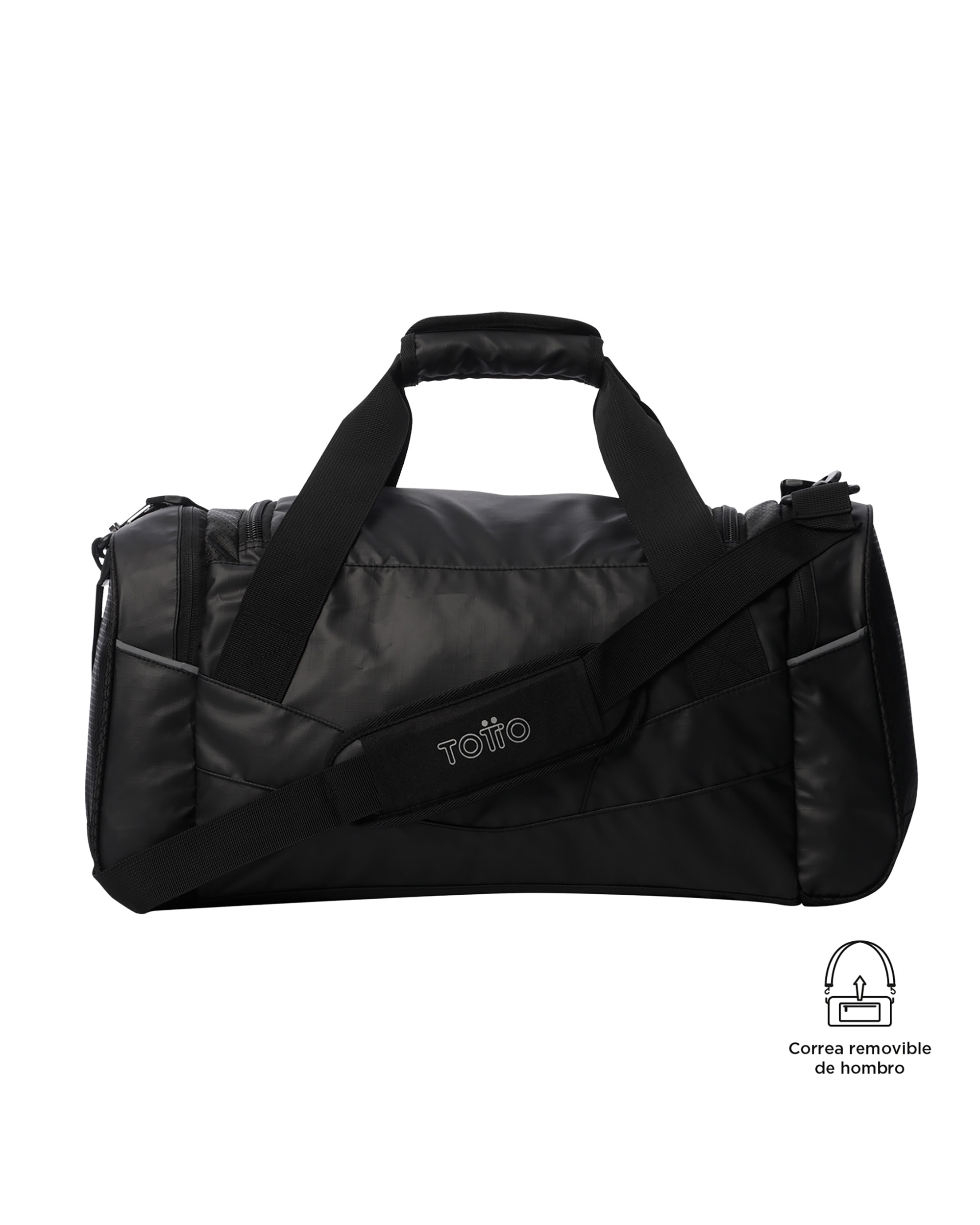 Bolsa grande Tek 20 con capacidad 30 L - Totto - Negro Negro-5
