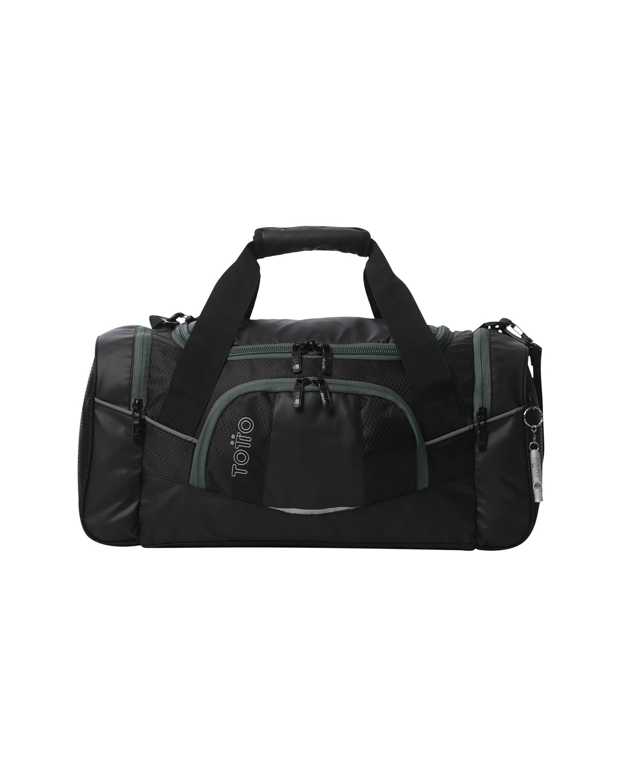 Bolsa grande Tek 20 con capacidad 30 L - Totto - Negro / Gris Negro / Gris-1