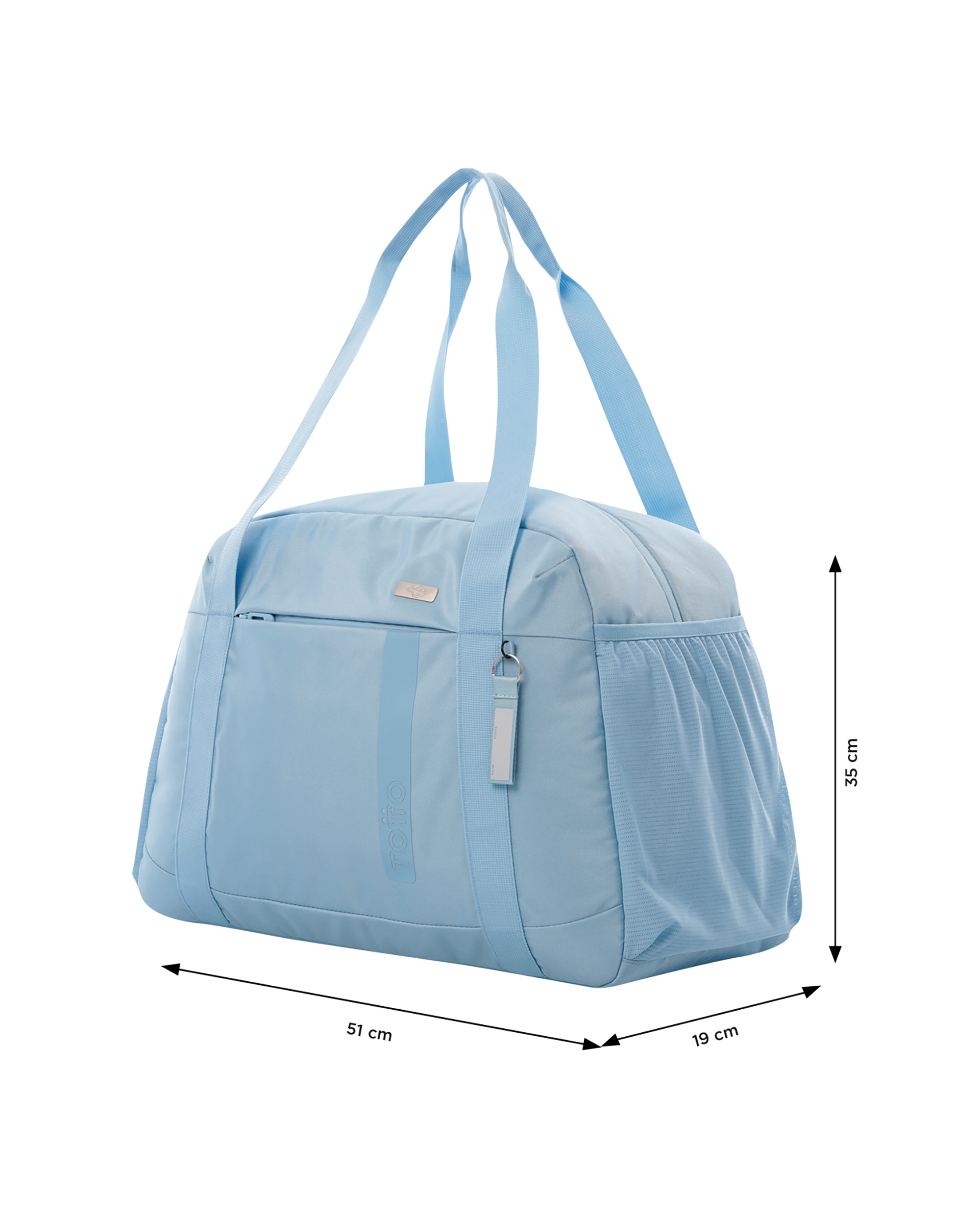 Bolsa grande Elan con capacidad 33 L - Totto - Celeste Celeste-3