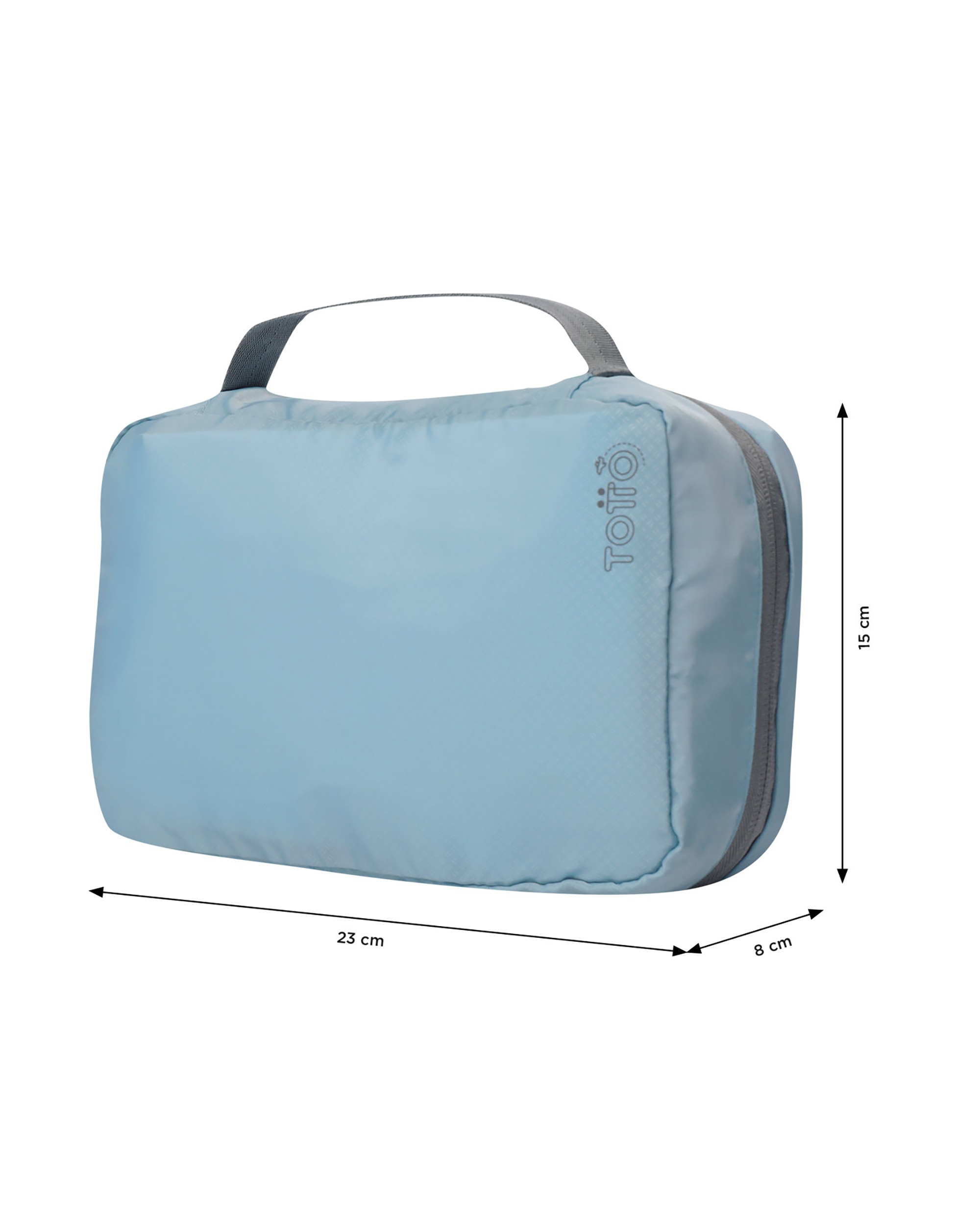 Organizador pequeño de baño All In con capacidad 2 L - Totto - Azul claro Azul claro-3