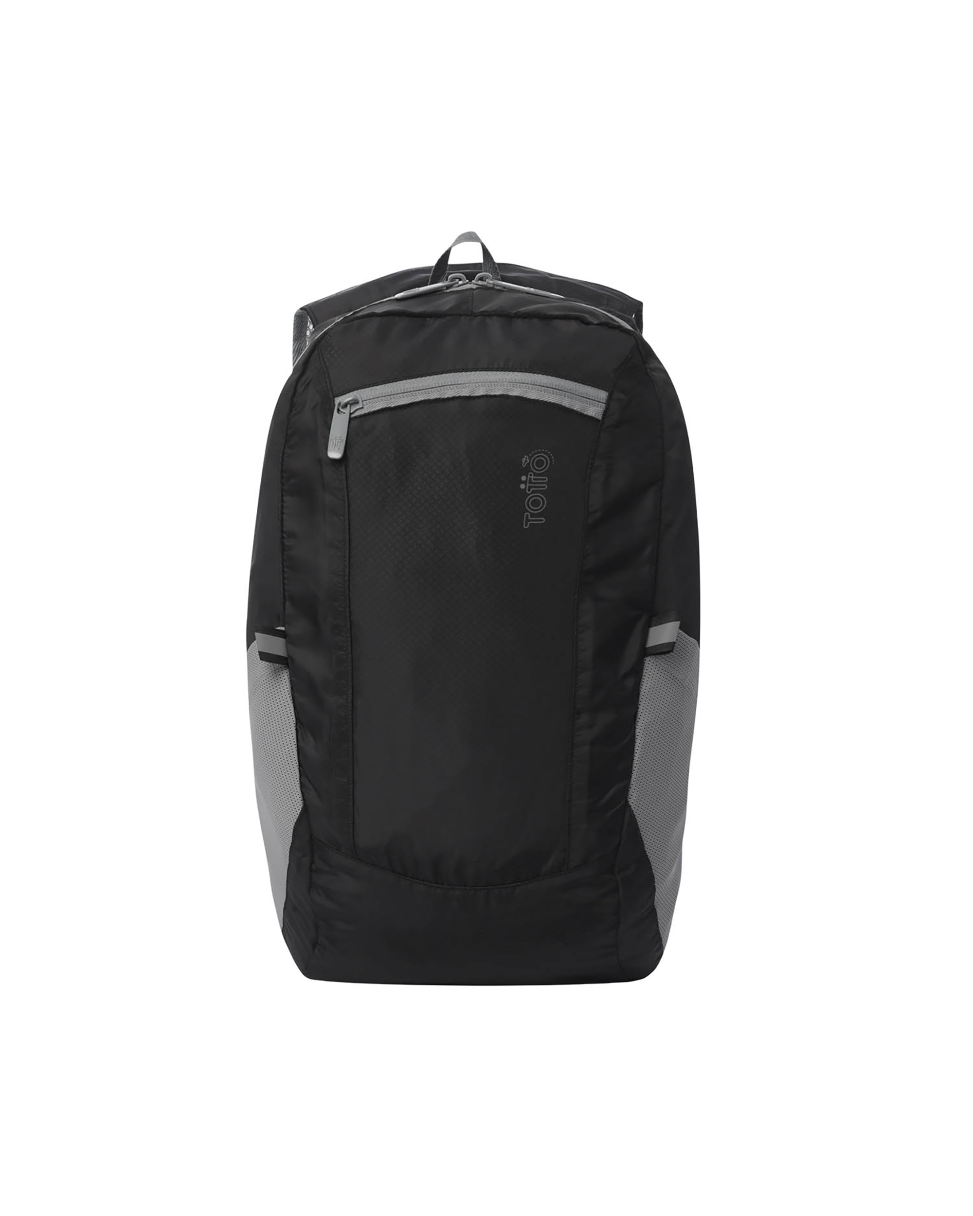 Mochila grande Plegable Troker 15 con capacidad 15 L - Totto - Negro Negro-1