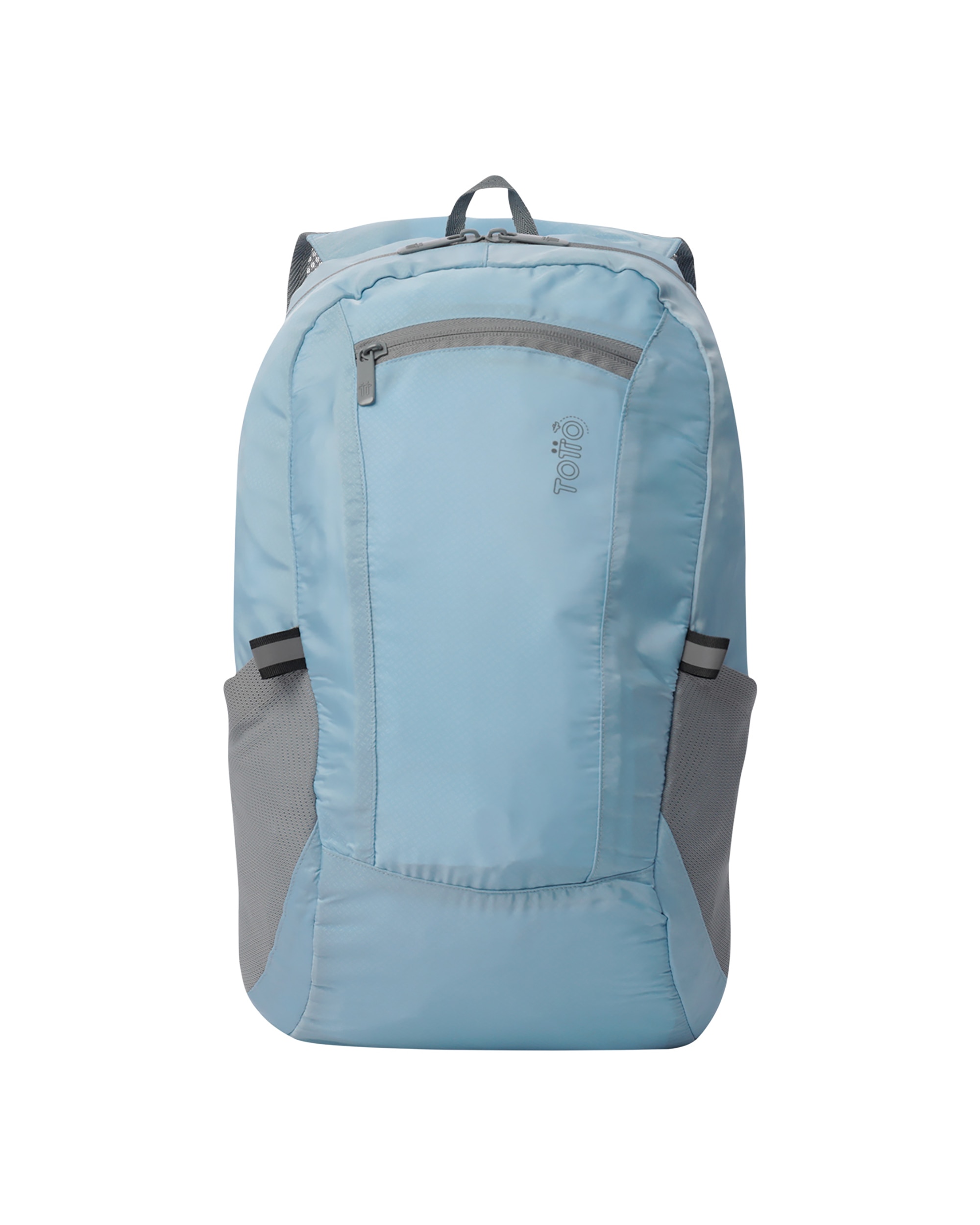 Mochila grande Plegable Troker 15 con capacidad 15 L - Totto - Azul claro Azul claro-1