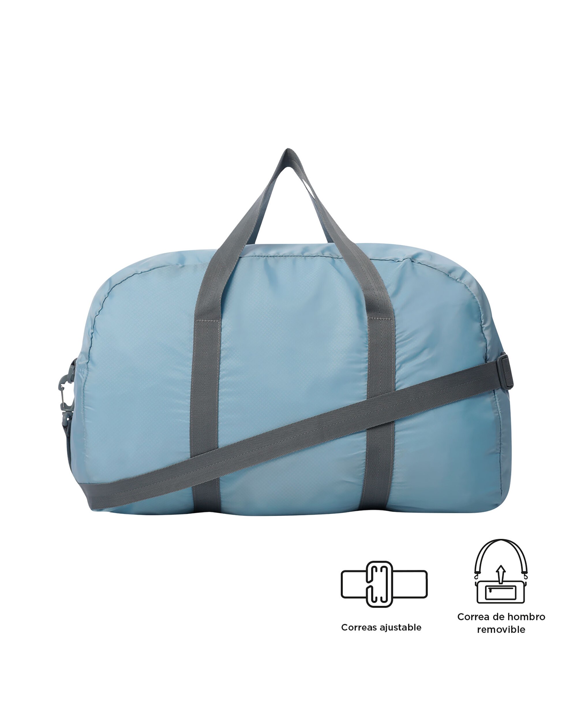 Bolsa grande Plegable Branel 38 con capacidad 38 L - Totto - Azul claro Azul claro-6