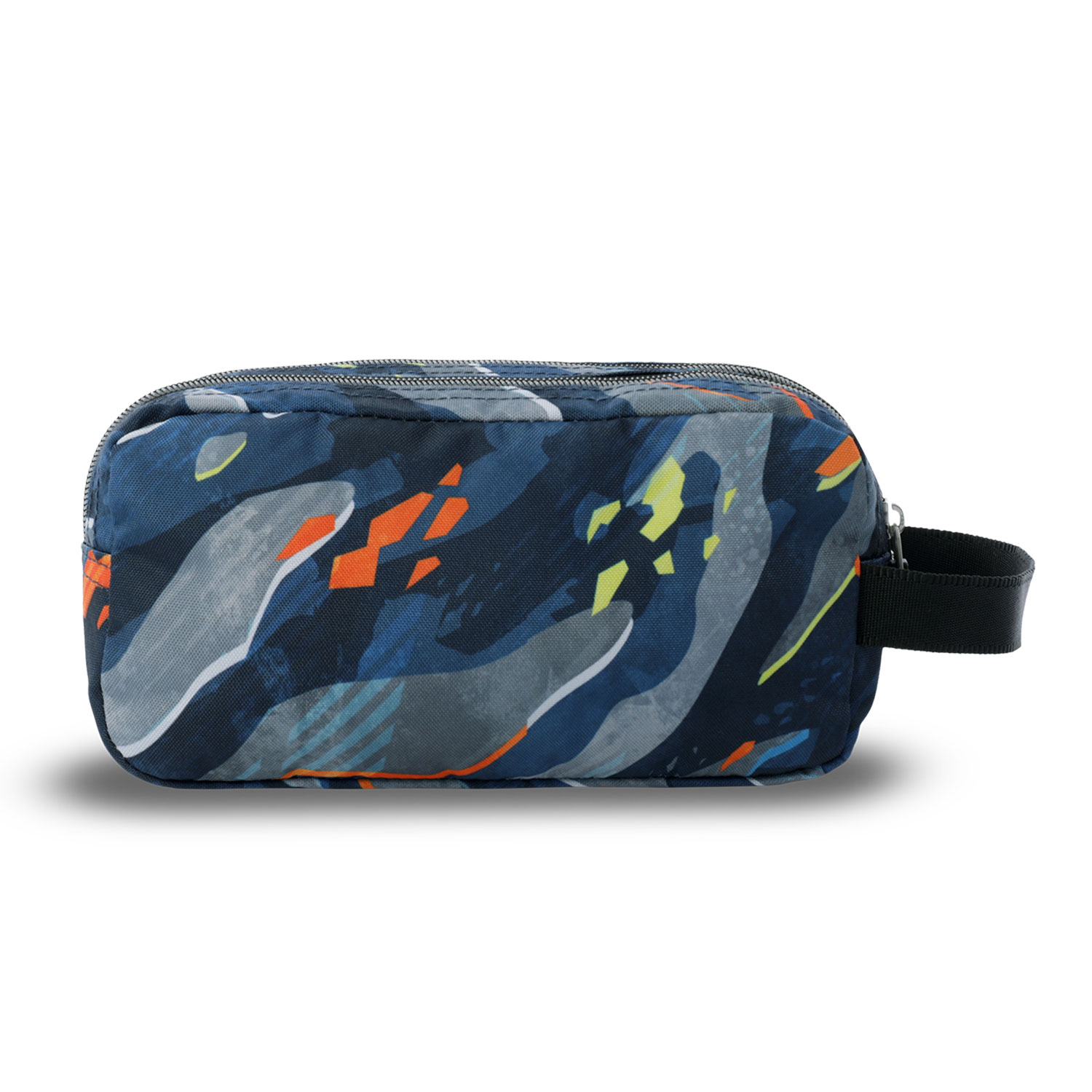 Estuche escolar Totto Agapec con 3 compartimentos Azul / Amarillo-4