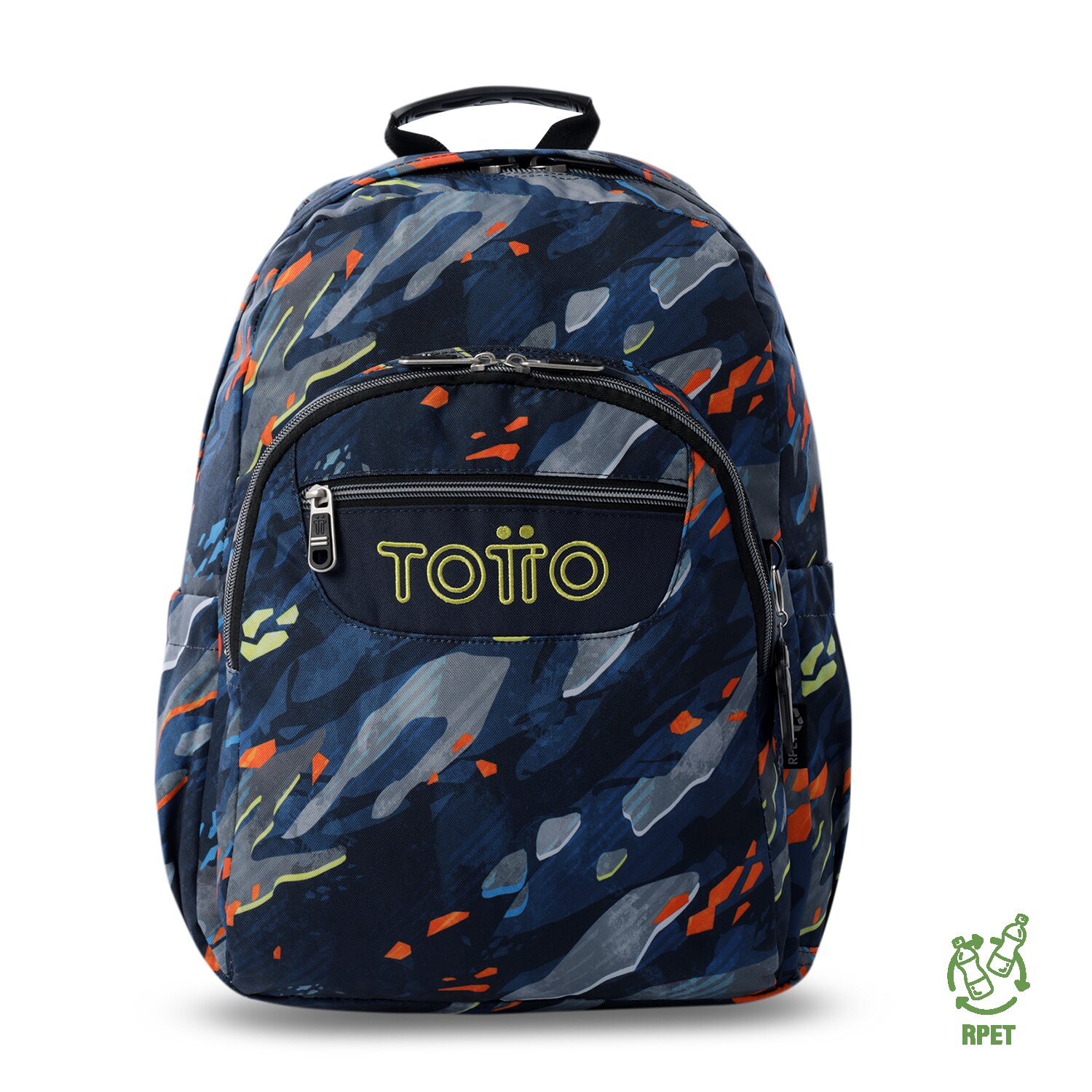 Imagen 0 de Mochila escolar totto acuareles groove para portátil de 14” y adaptable a carro