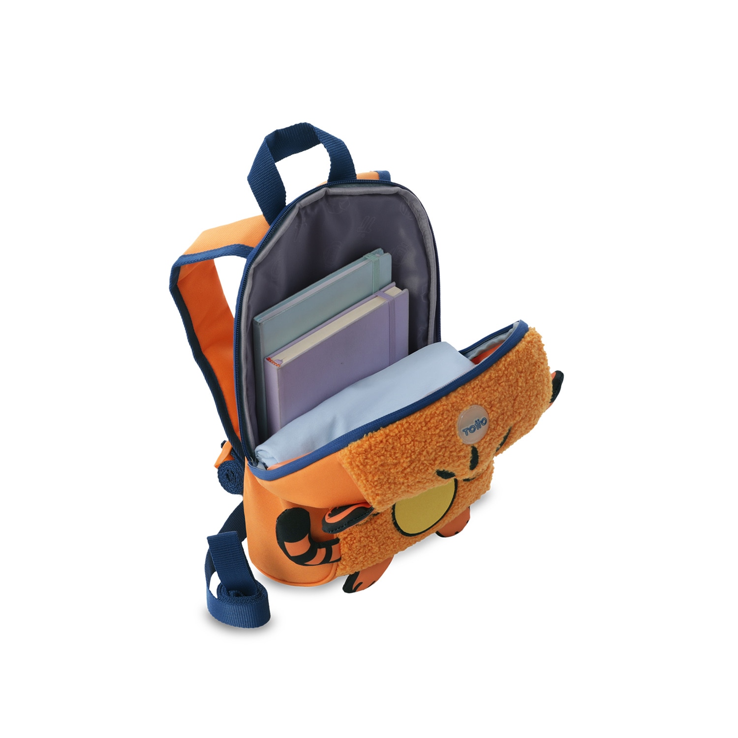 Mochila Totto Kido, medidas 23 x 34 x 12 cm y capacidad de 9.38L Naranja-4