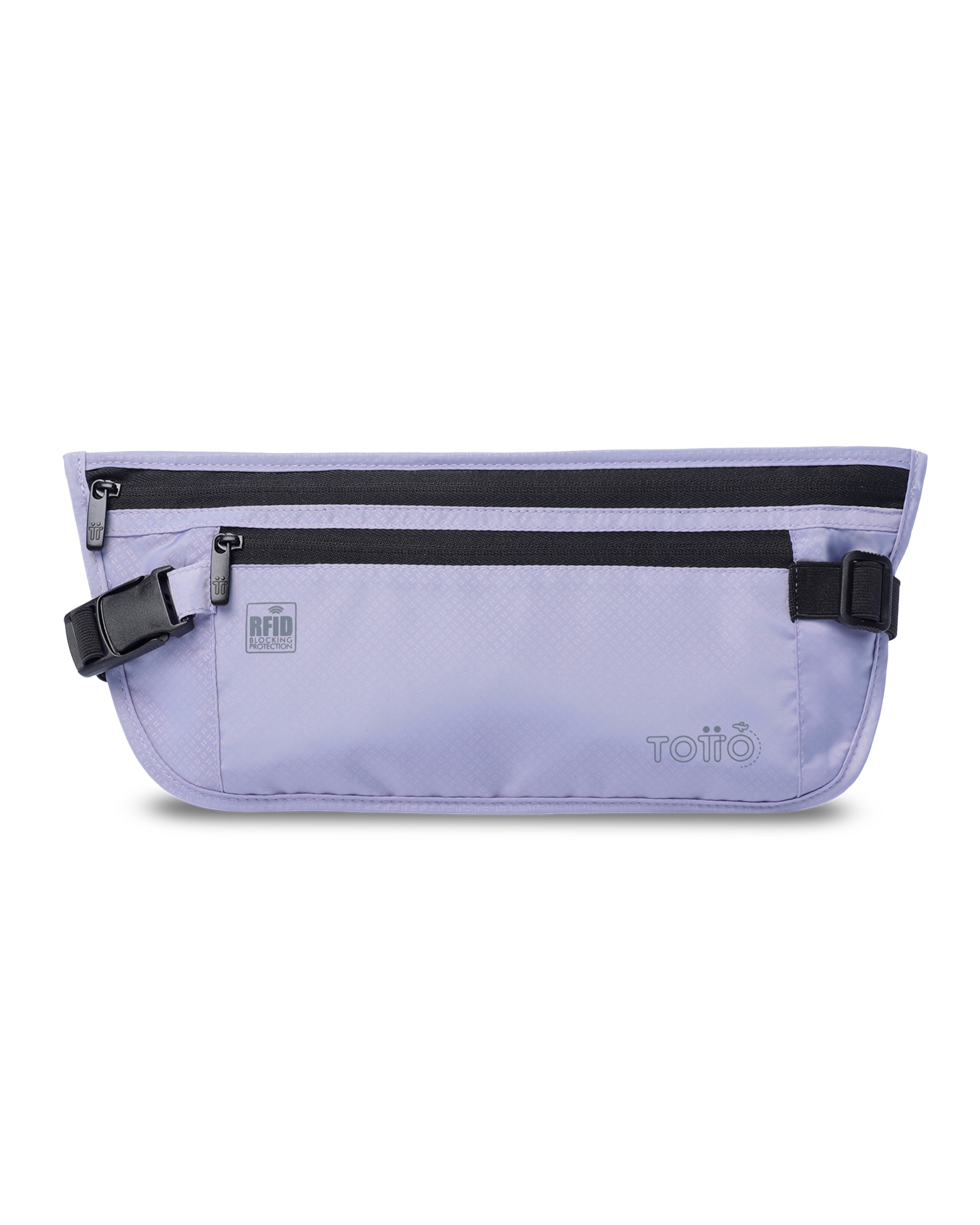 Imagen 0 de Riñonera Totto  Security con rfid  medidas 28 x 13 x 1 cm Morado