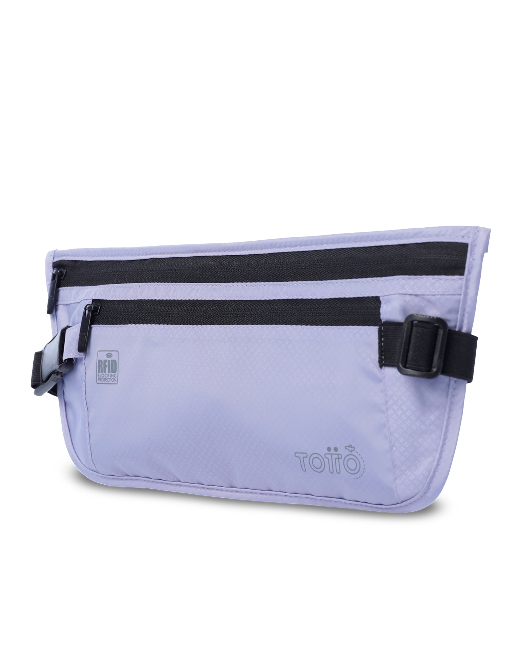 Riñonera Totto Security con rfid medidas 28 x 13 x 1 cm - Morado Morado-3