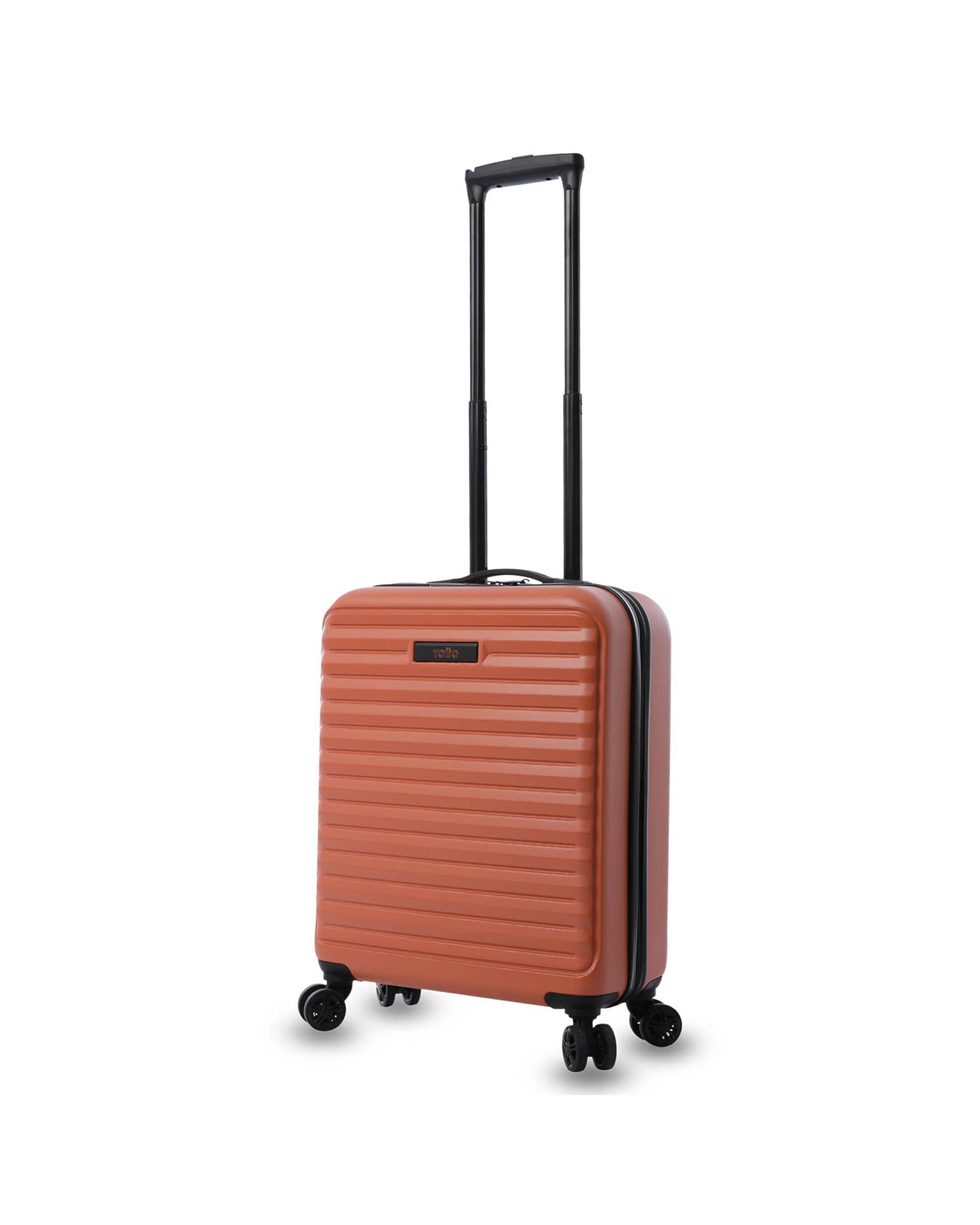 Maleta de cabina helios s 2.0 rígida con capacidad 38.4l - Totto - Naranja Naranja-3