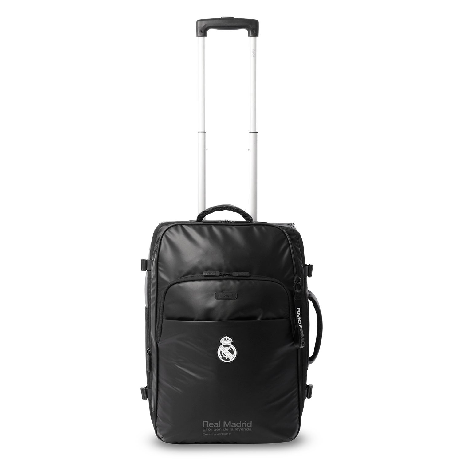 Imagen 0 de Totto Maleta de cabina Real Madrid blanda con capacidad 34,99L Negro
