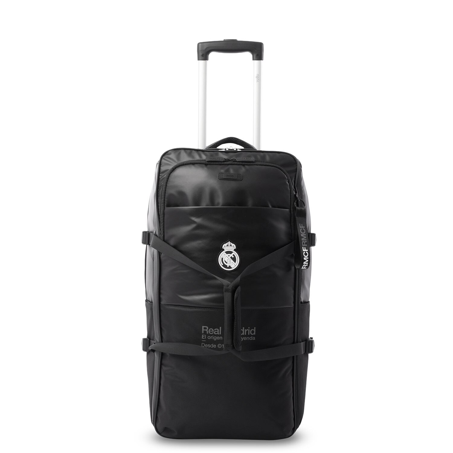 Totto Maleta mediana Real Madrid blanda con capacidad 50,75L - Negro Negro-2