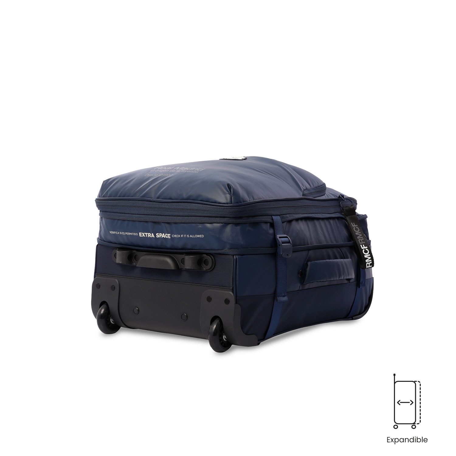 Totto Maleta de cabina Real Madrid blanda con capacidad 34,99L - Azul Azul-7