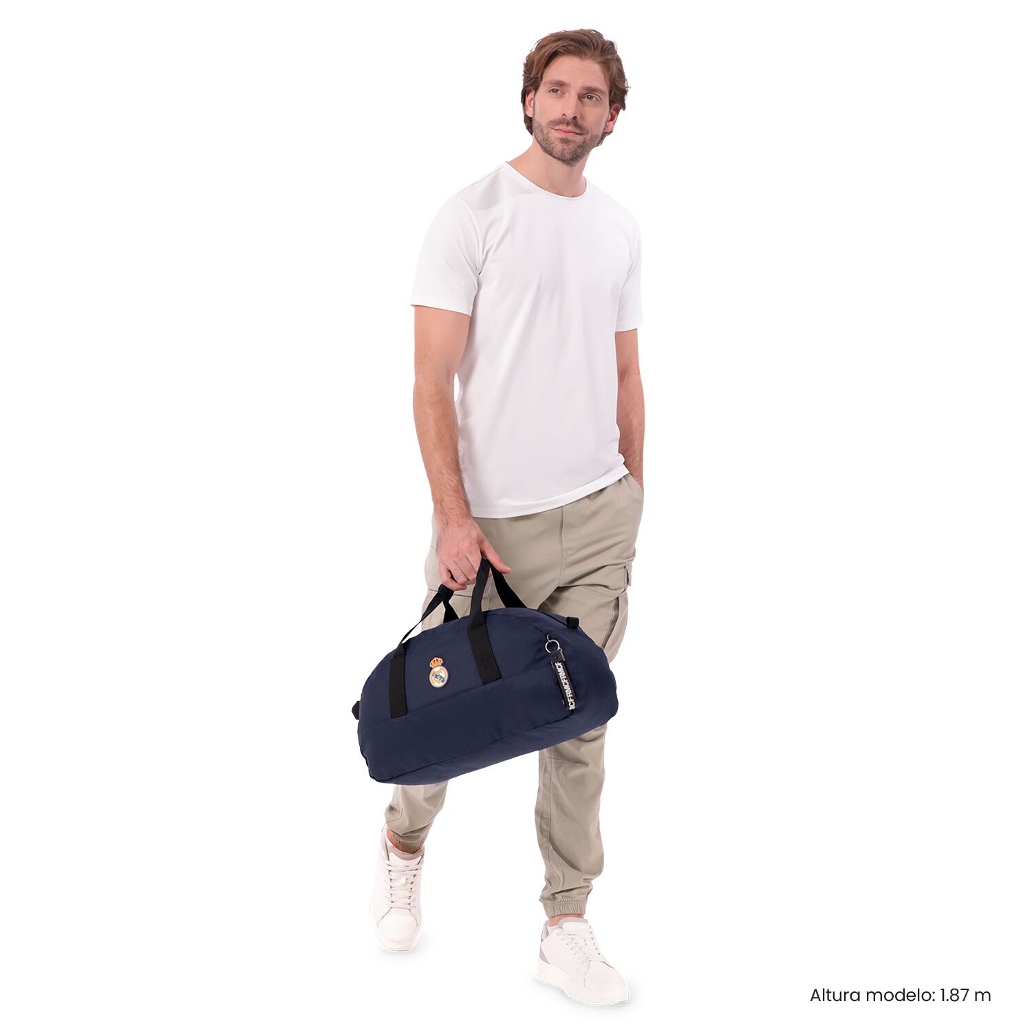 Totto Bolsa de viaje pequeña Real Madrid con capacidad 22L - Azul Azul-3