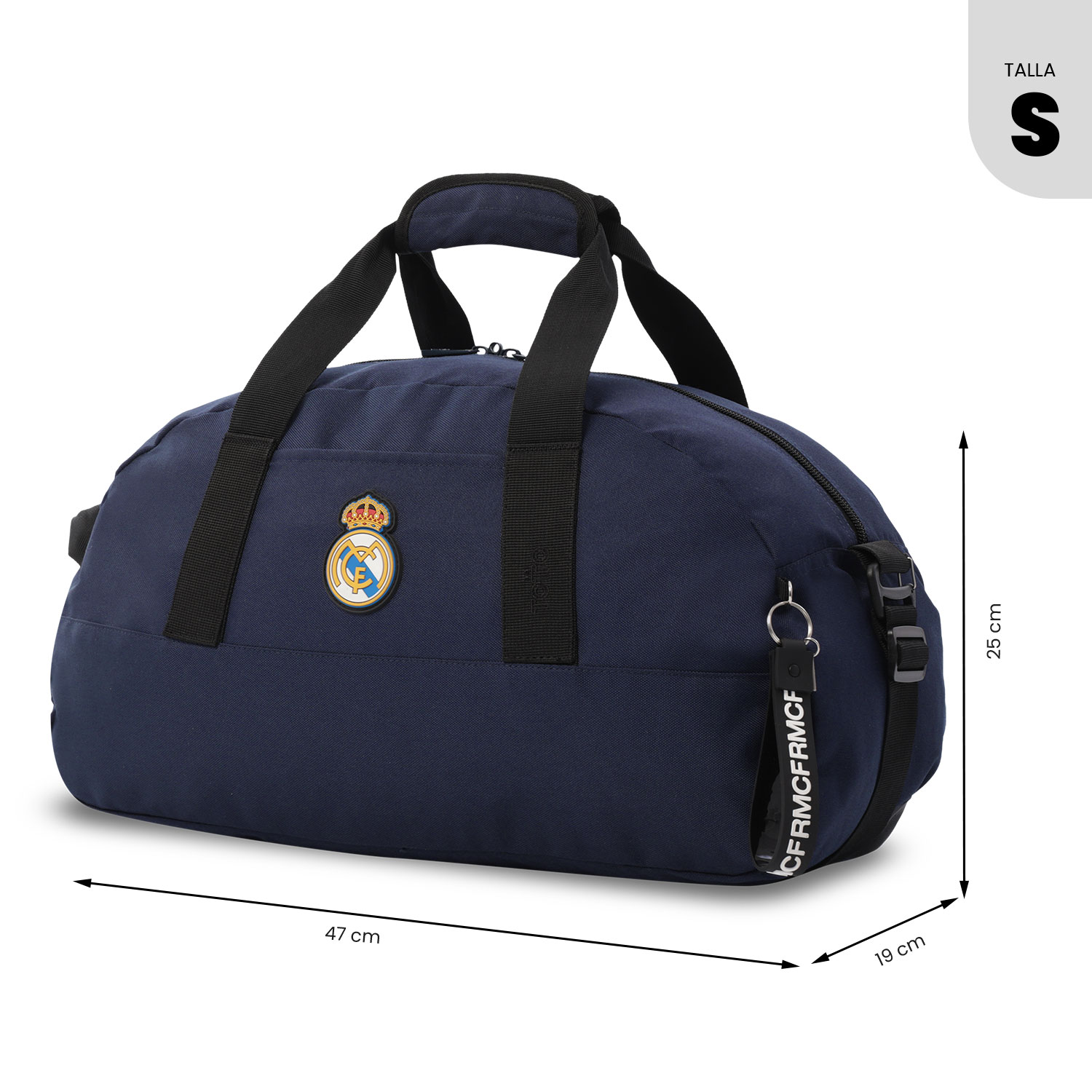 Totto Bolsa de viaje pequeña Real Madrid con capacidad 22L - Azul Azul-5