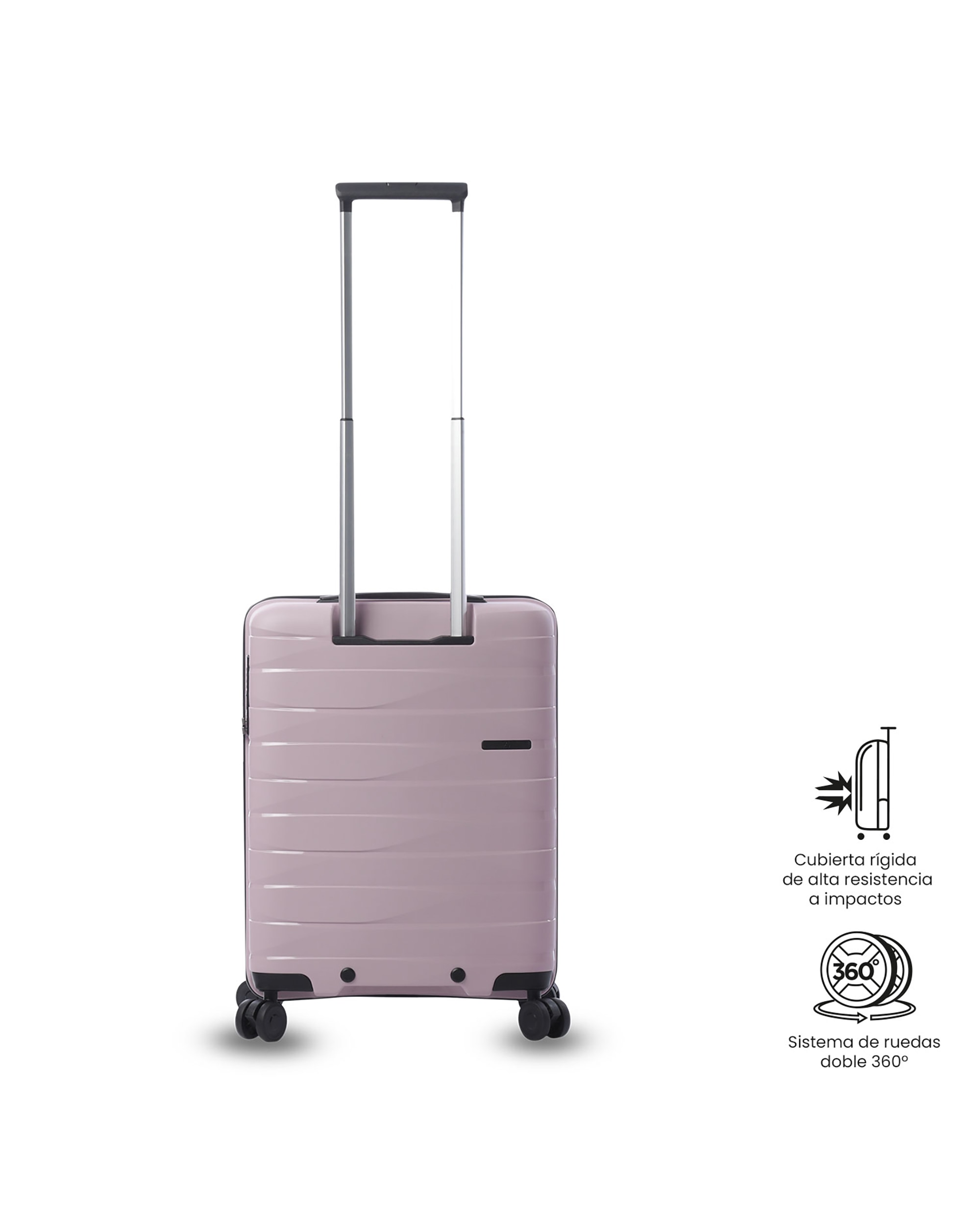 Maleta de cabina glide s rígida con capacidad de 42.40l - Totto - Morado Morado-7