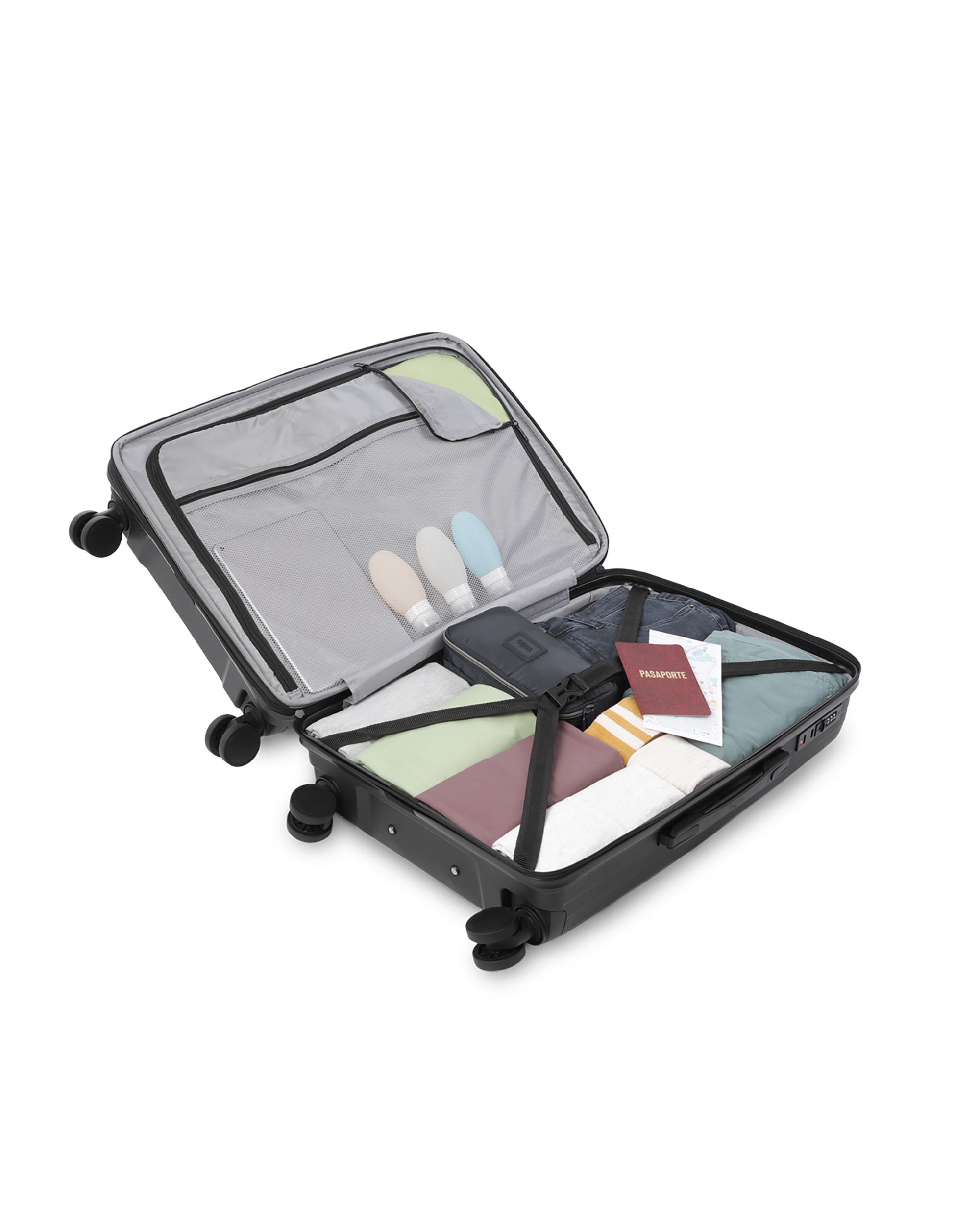 Maleta mediana trulli m rígida con capacidad de 67.13l - Totto - Negro Negro-5