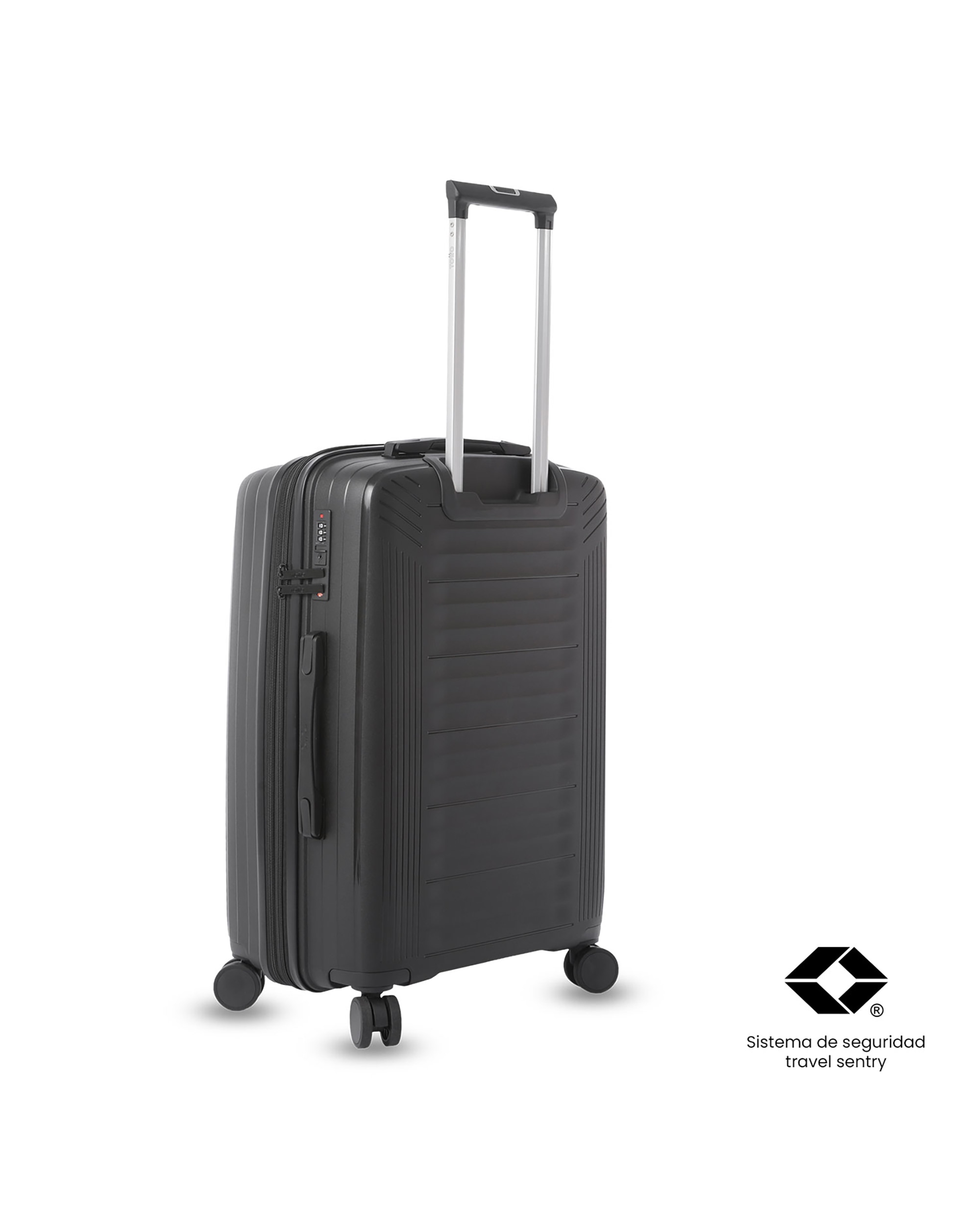 Maleta mediana trulli m rígida con capacidad de 67.13l - Totto - Negro Negro-7