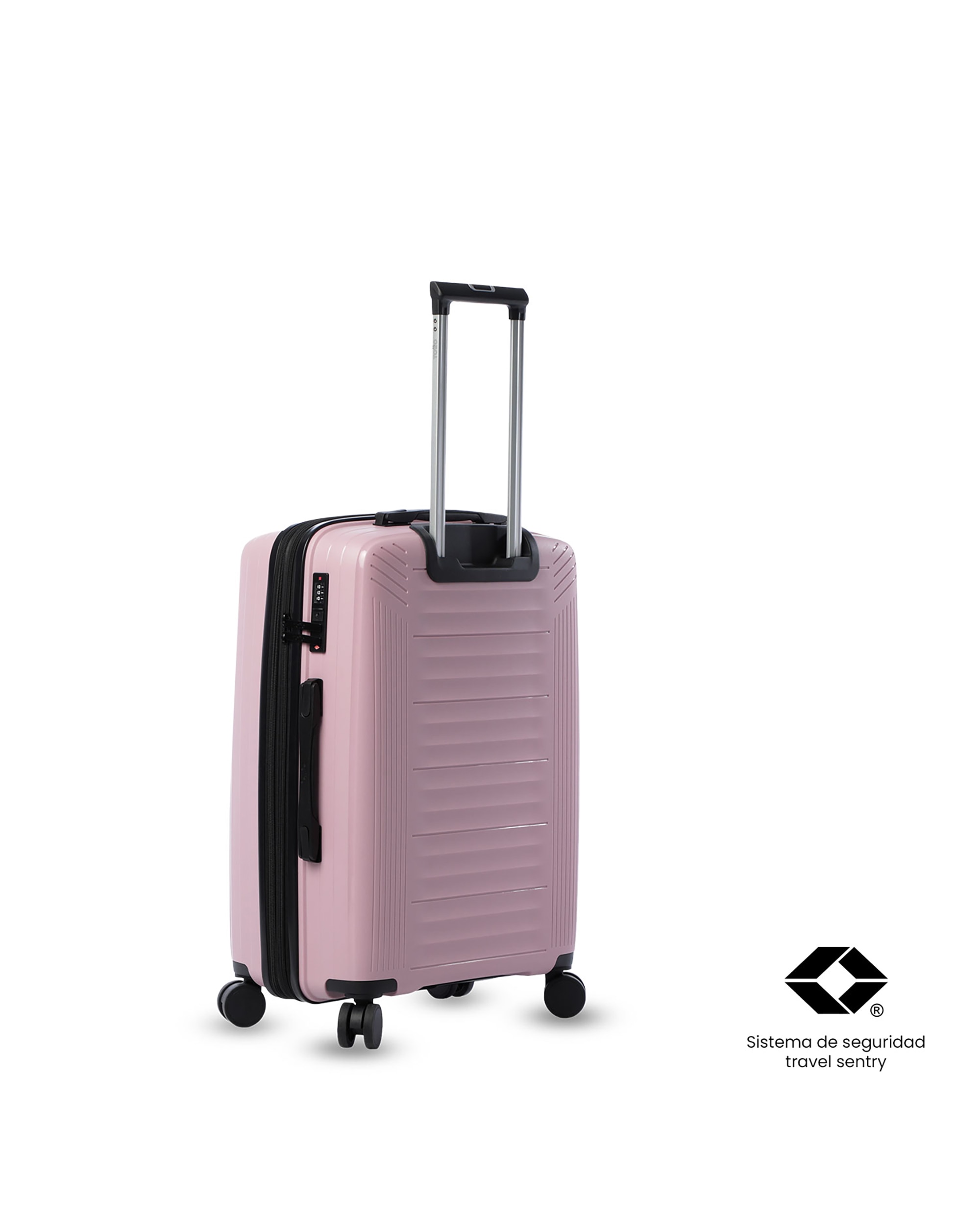 Maleta mediana trulli m rígida con capacidad de 67.13l - Totto - Rosa Rosa-7