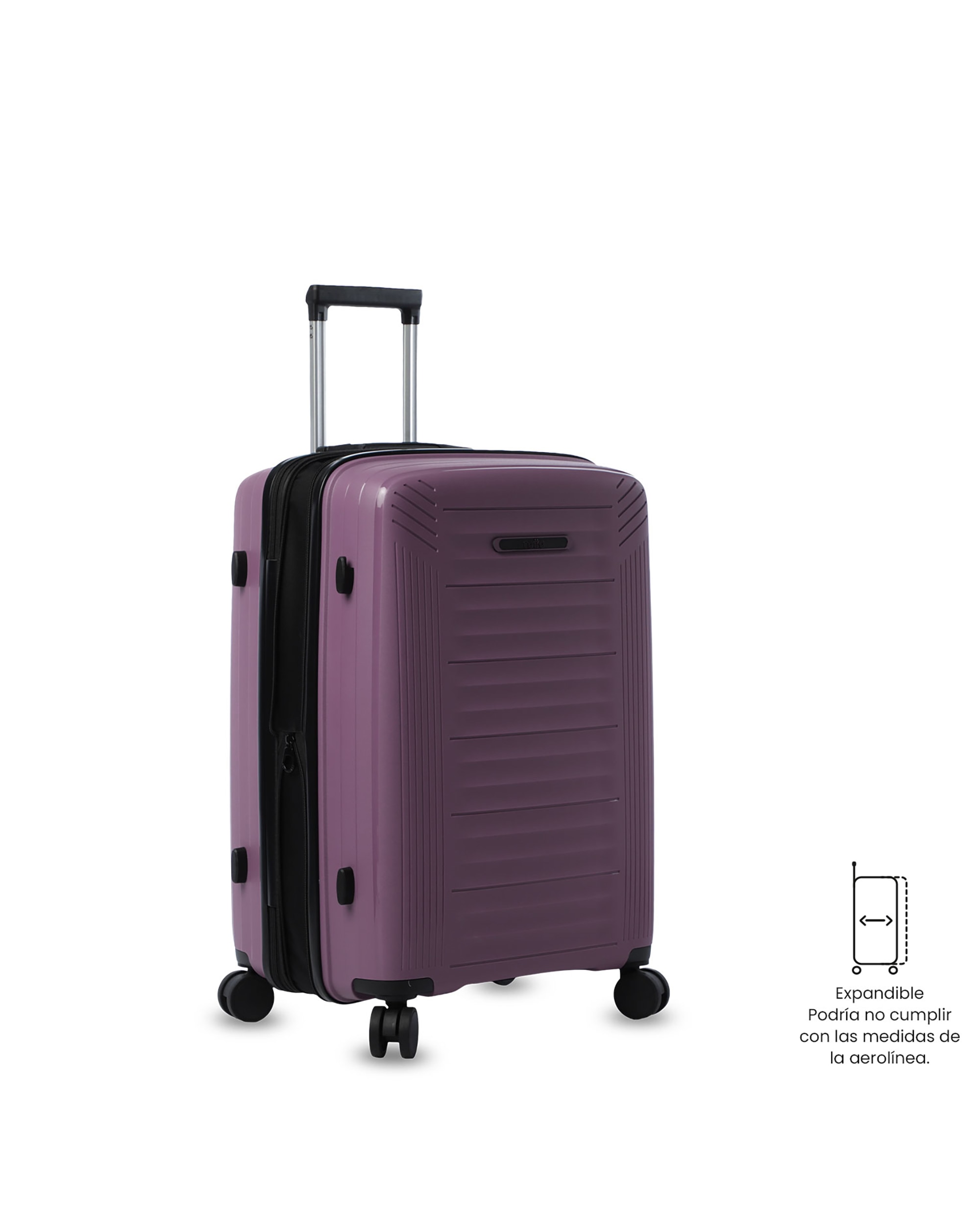 Maleta mediana trulli m rígida con capacidad de 67.13l - Totto - Morado Morado-6