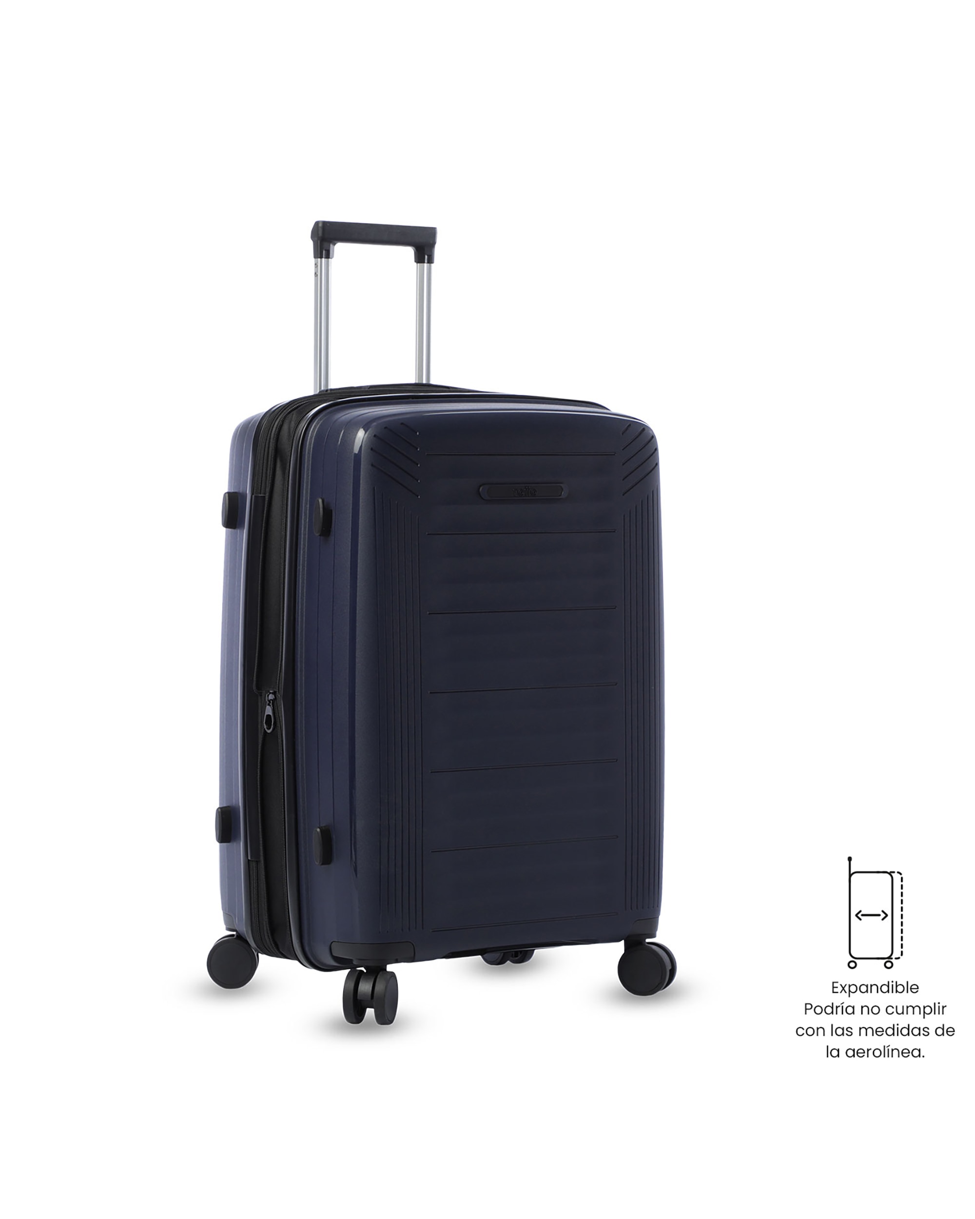 Maleta mediana trulli m rígida con capacidad de 67.13l - Totto - Azul Azul-6