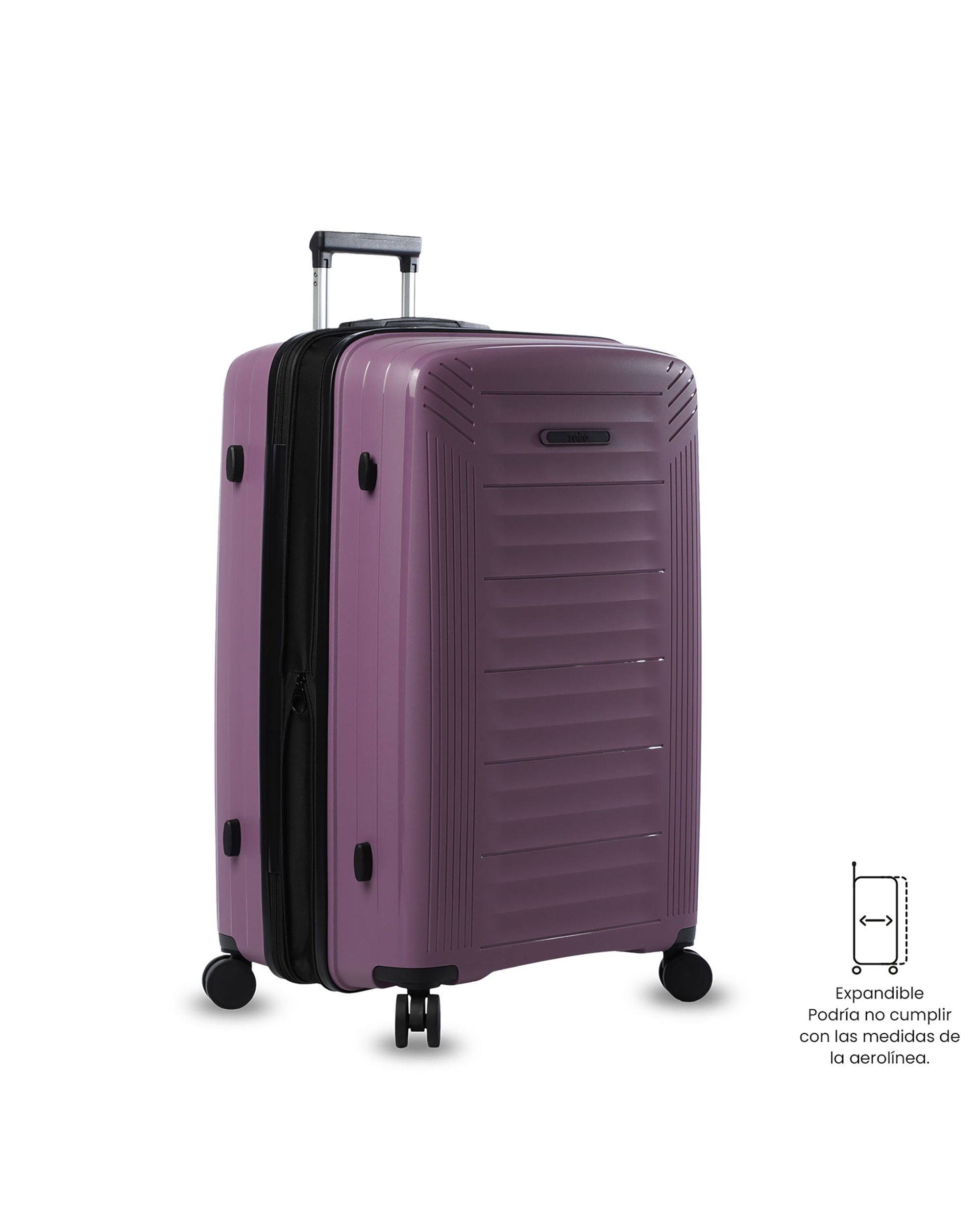 Maleta grande trulli l rígida con capacidad de 101.19l - Totto - Morado Morado-6