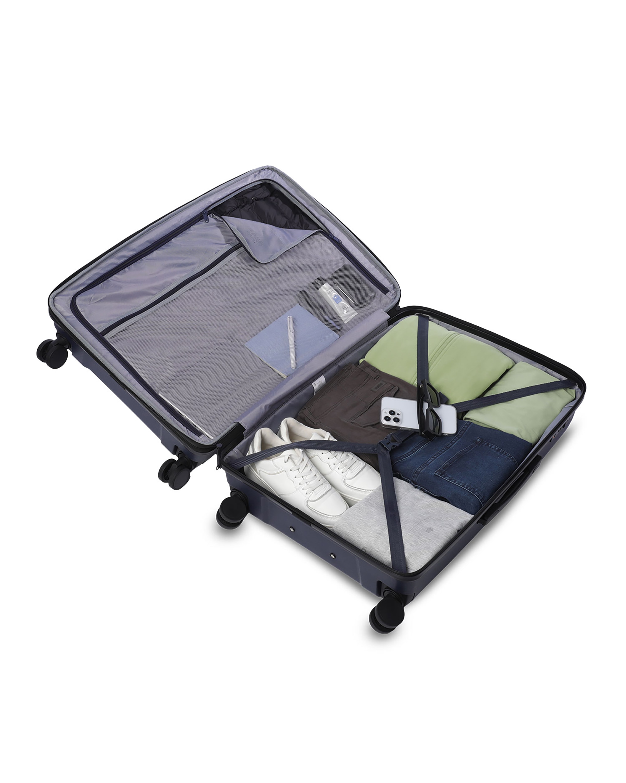 Maleta grande trulli l rígida con capacidad de 101.19l - Totto - Azul Azul-5
