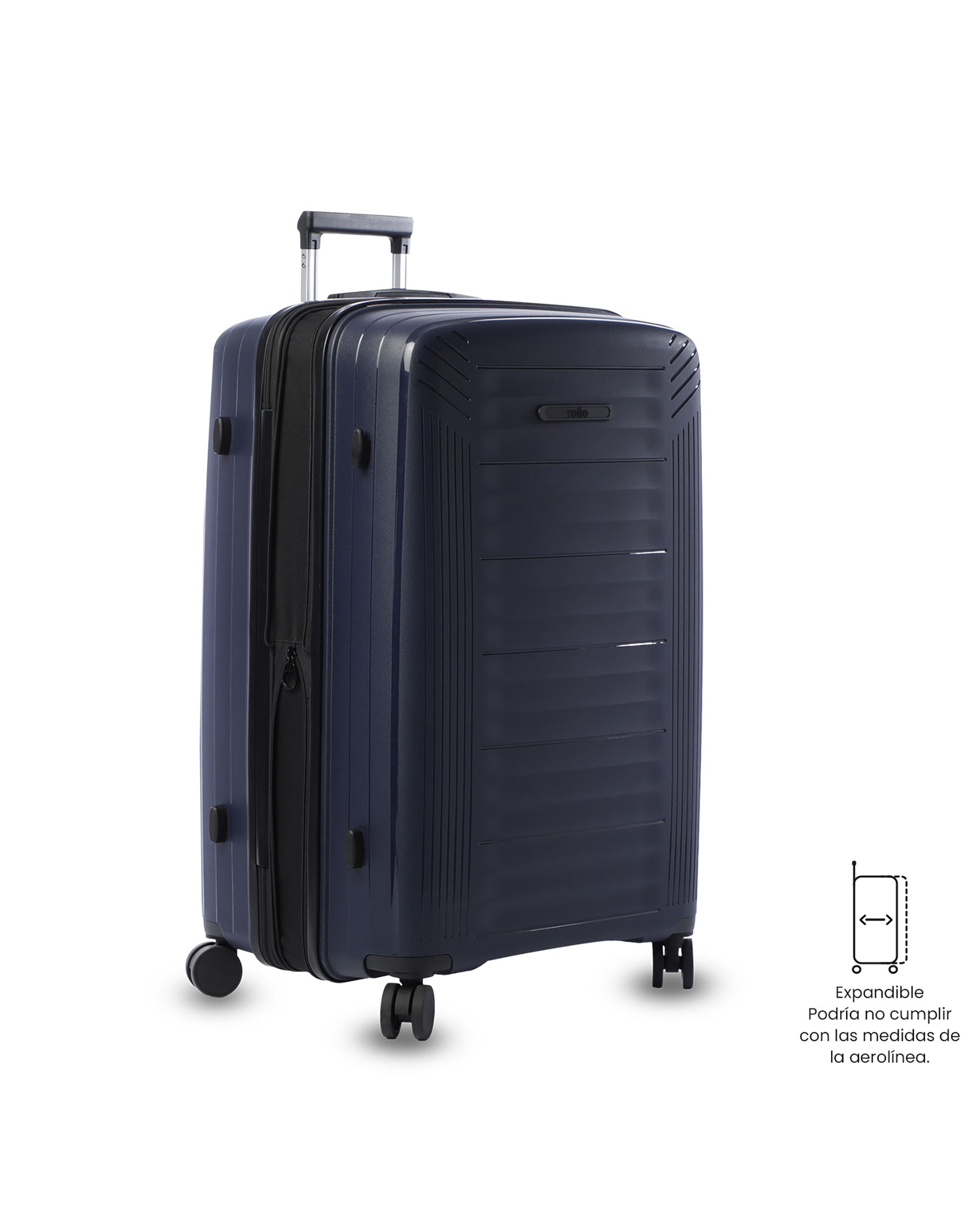 Maleta grande trulli l rígida con capacidad de 101.19l - Totto - Azul Azul-6