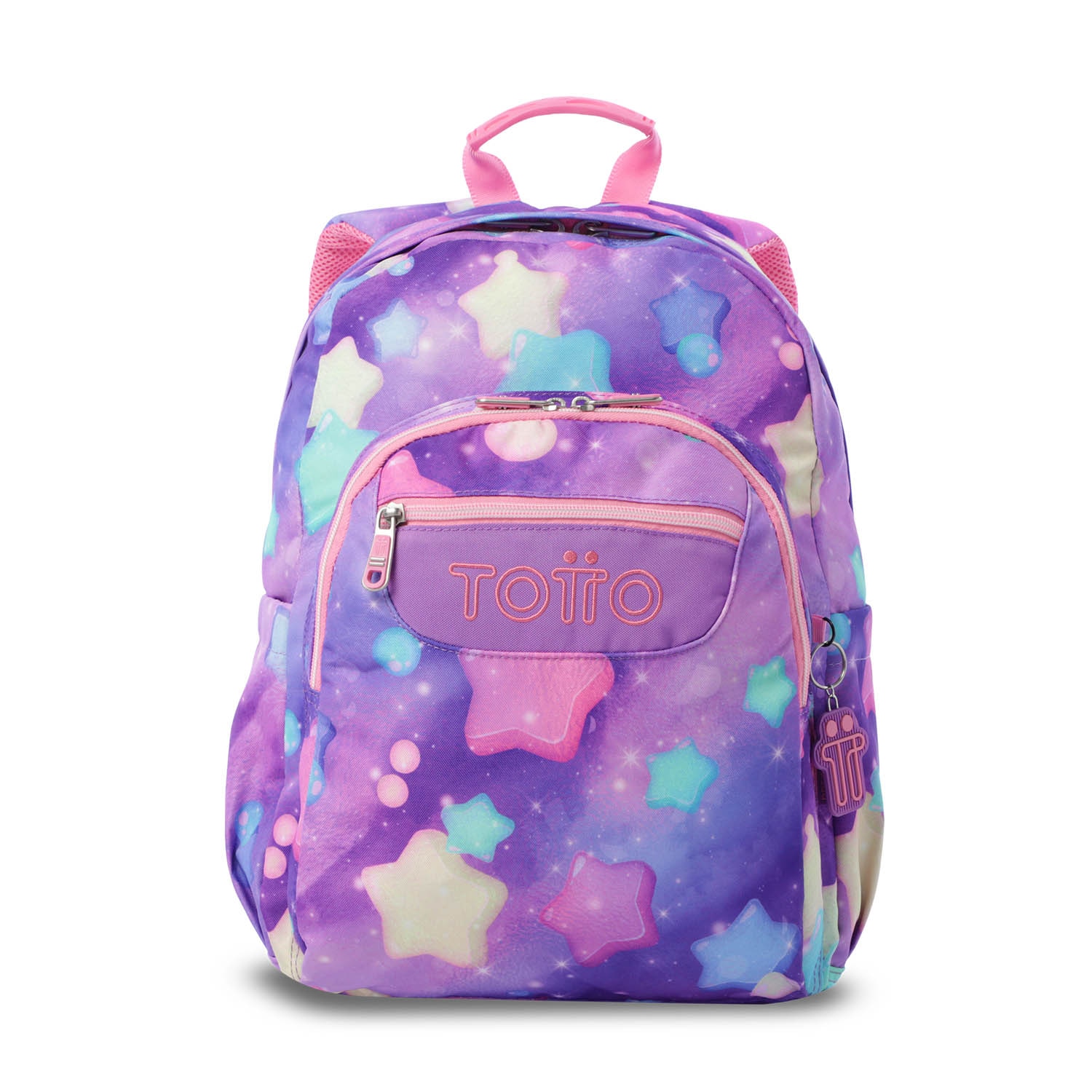 Mochila escolar Totto Acuareles Rosa-2