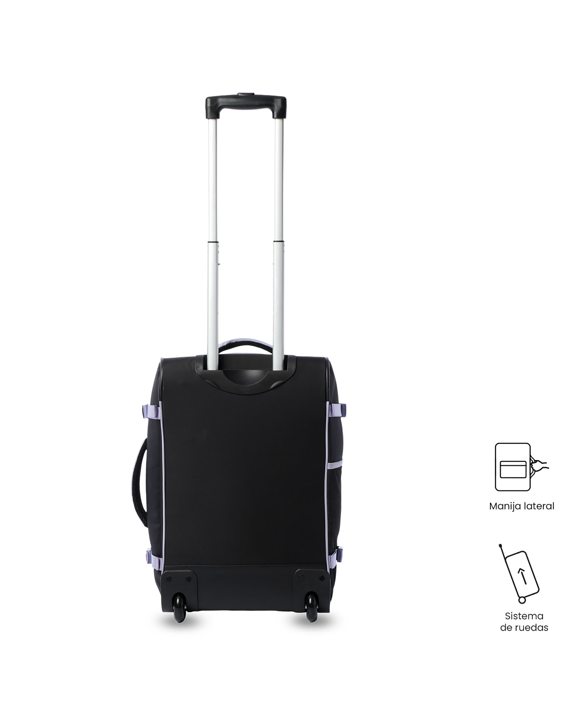 Maleta de cabina trip s blanda con capacidad de 34.99l - Totto - Morado Morado-7