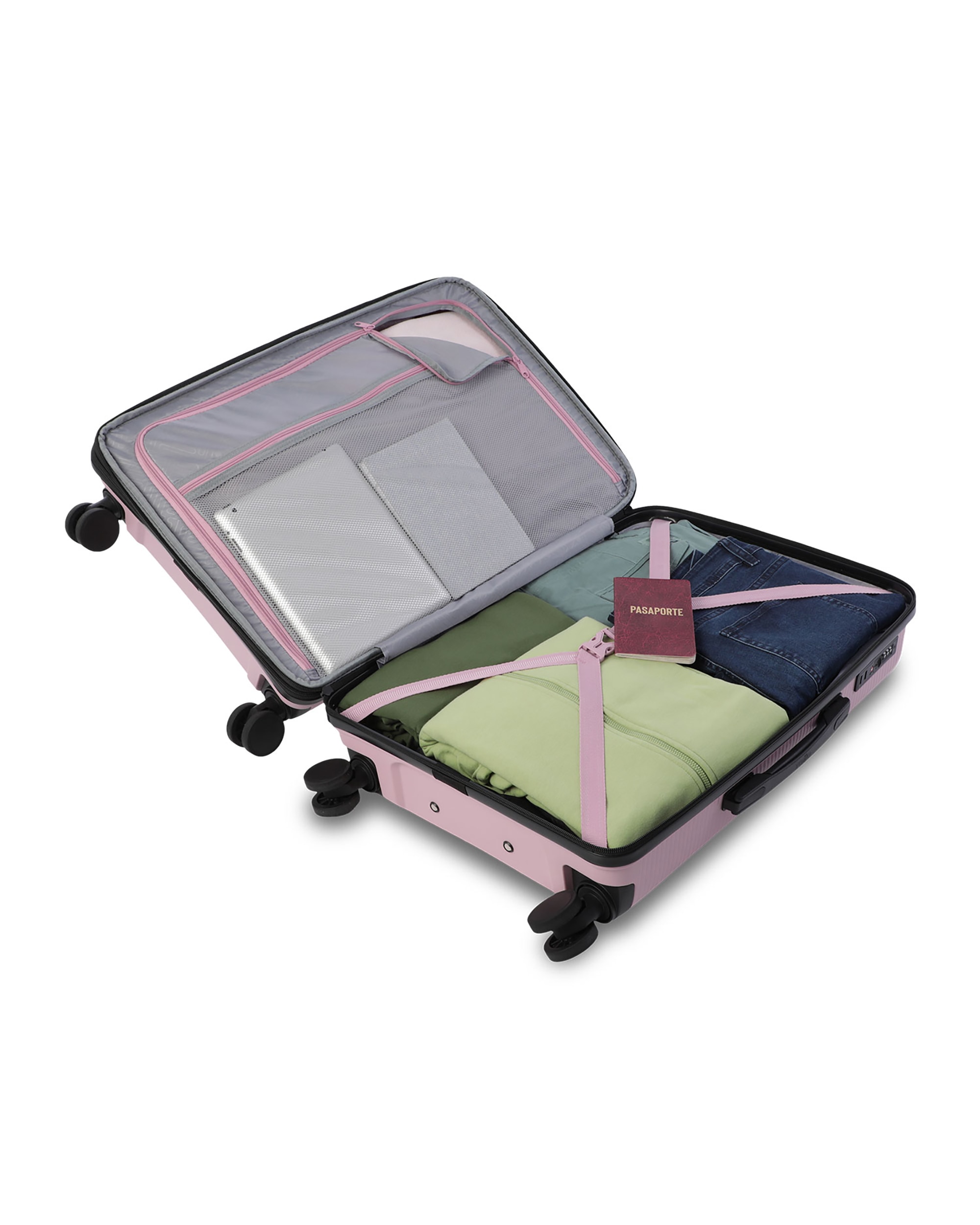 Maleta mediana drifter m rígida con capacidad de 67.13l - Totto - Morado Morado-5