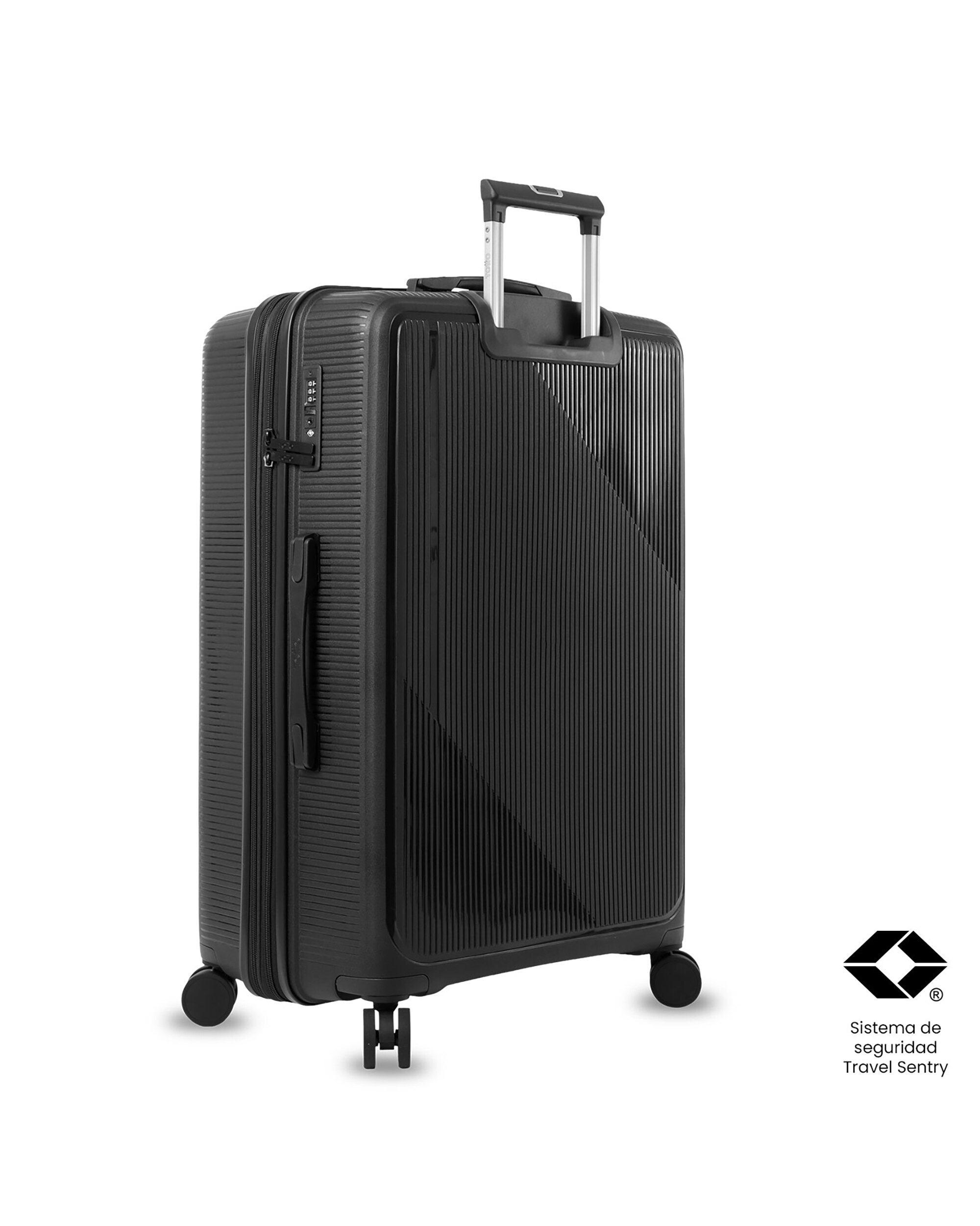 Maleta grande drifter l rígida con capacidad de 101.19l - Totto - Negro Negro-6