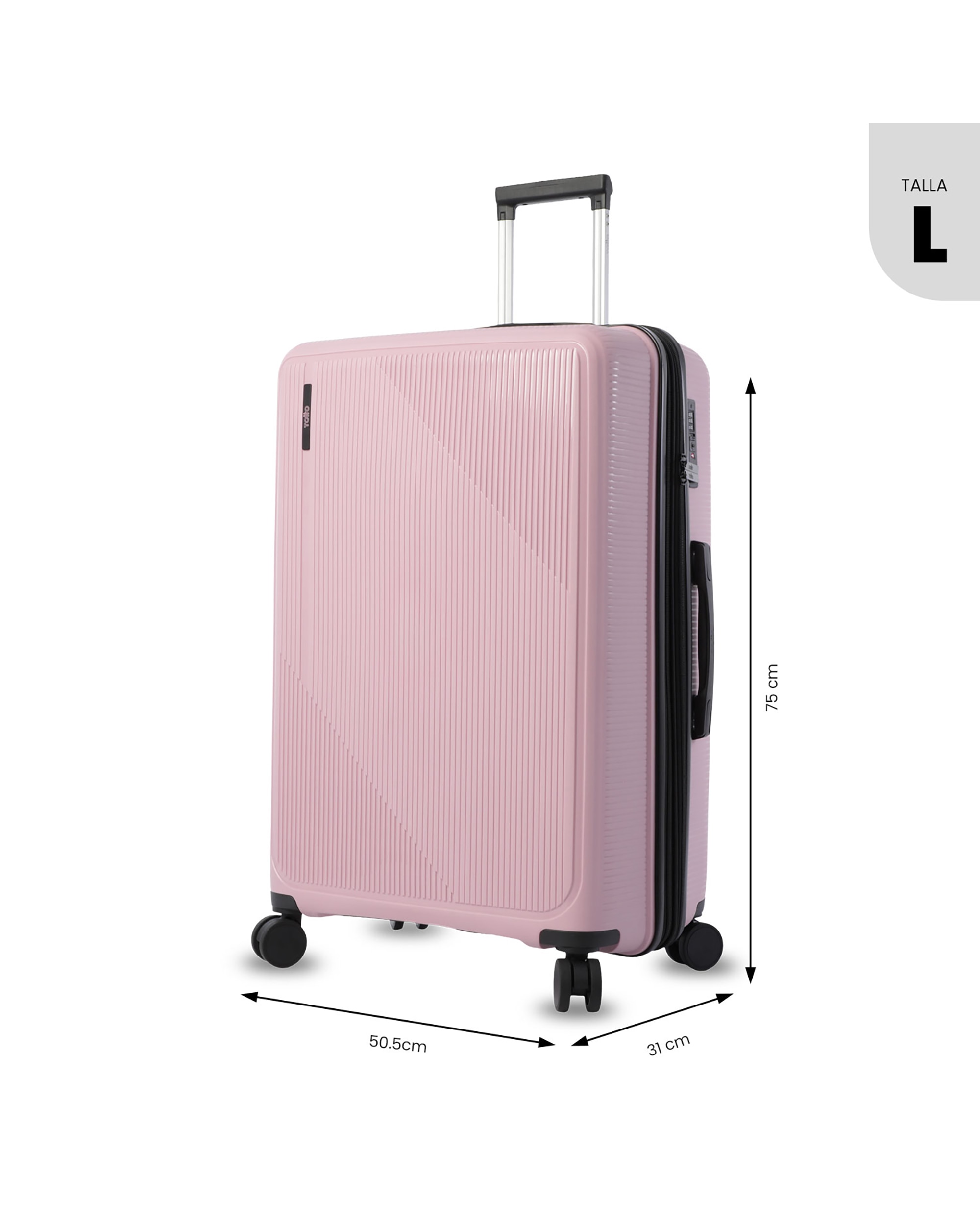 Maleta grande drifter l rígida con capacidad de 101.19l - Totto - Morado Morado-4