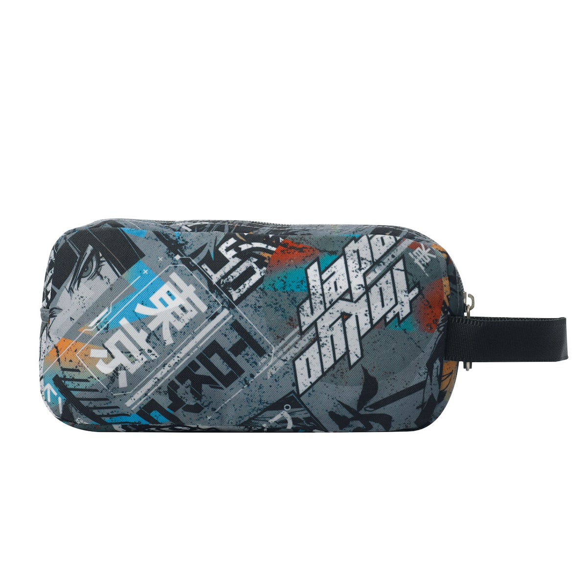 Estuche Totto Agapec 3 compartimentos Gris / Azul-4